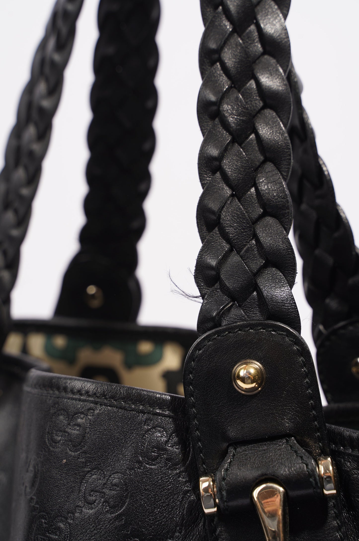Gucci Womens Pelham Bag Black Leather