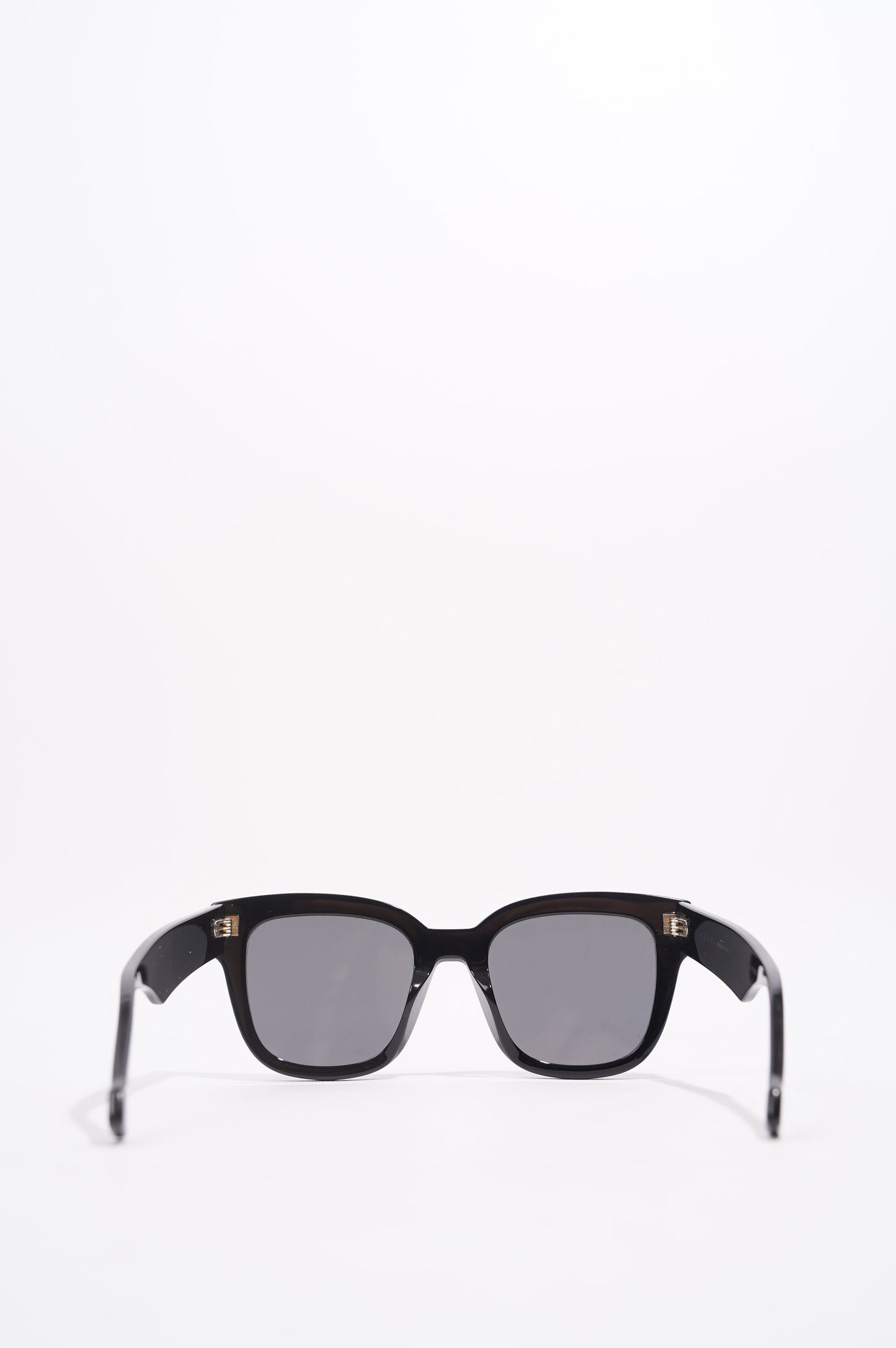 Gucci Womens Square Sunglasses Black Acetate 145