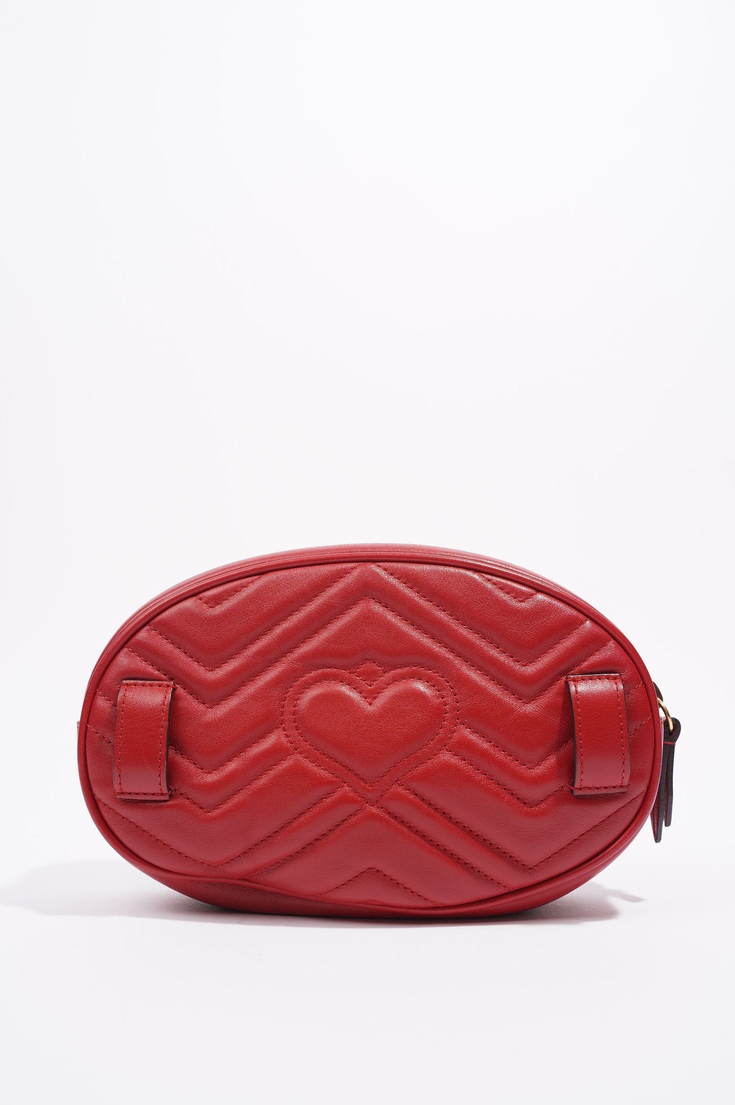 Gucci Womens Marmont Belt Bag Red Leather