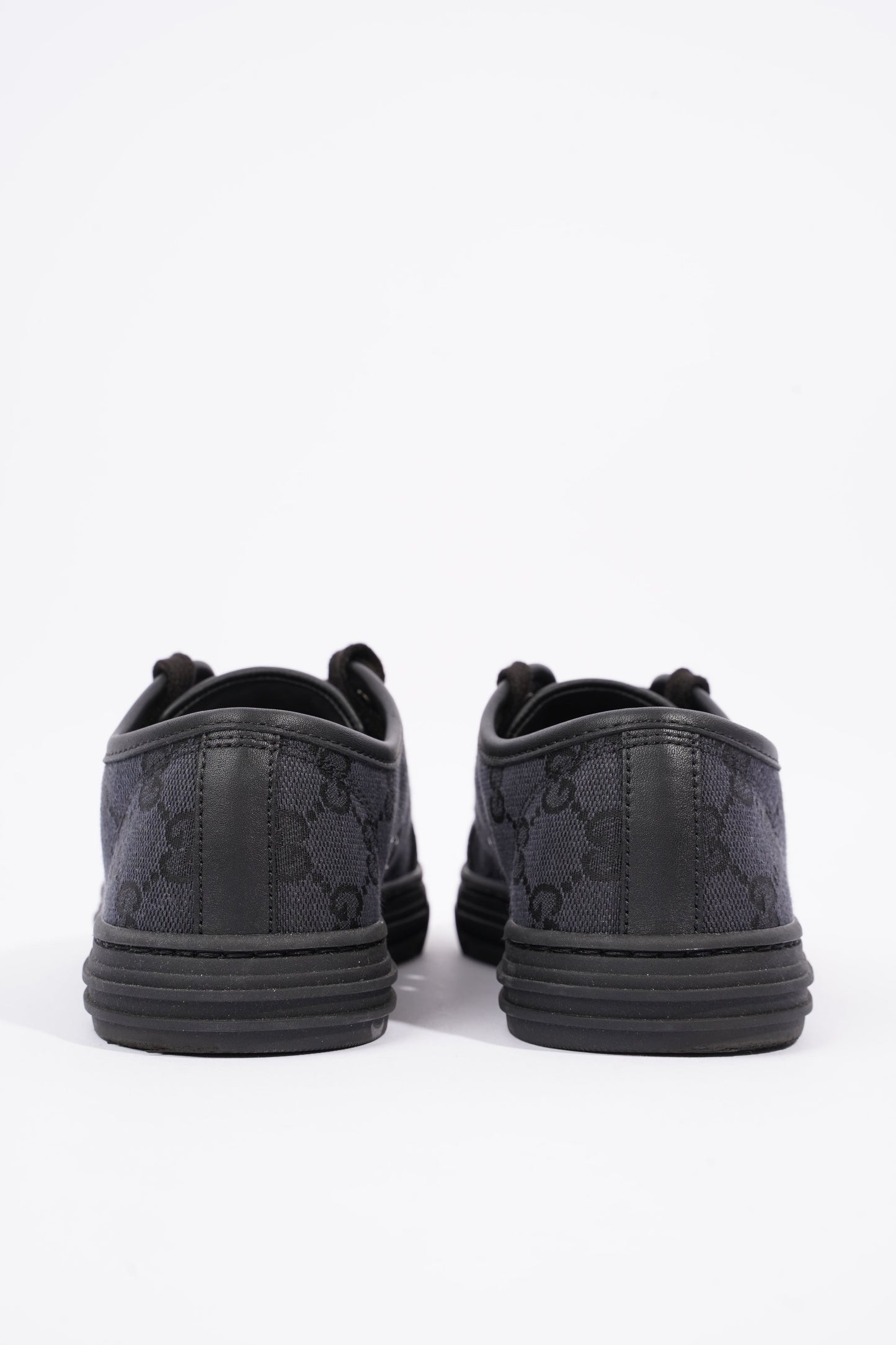 Gucci Womens GG Low Top Sneaker Black EU 34.5 / UK 1.5