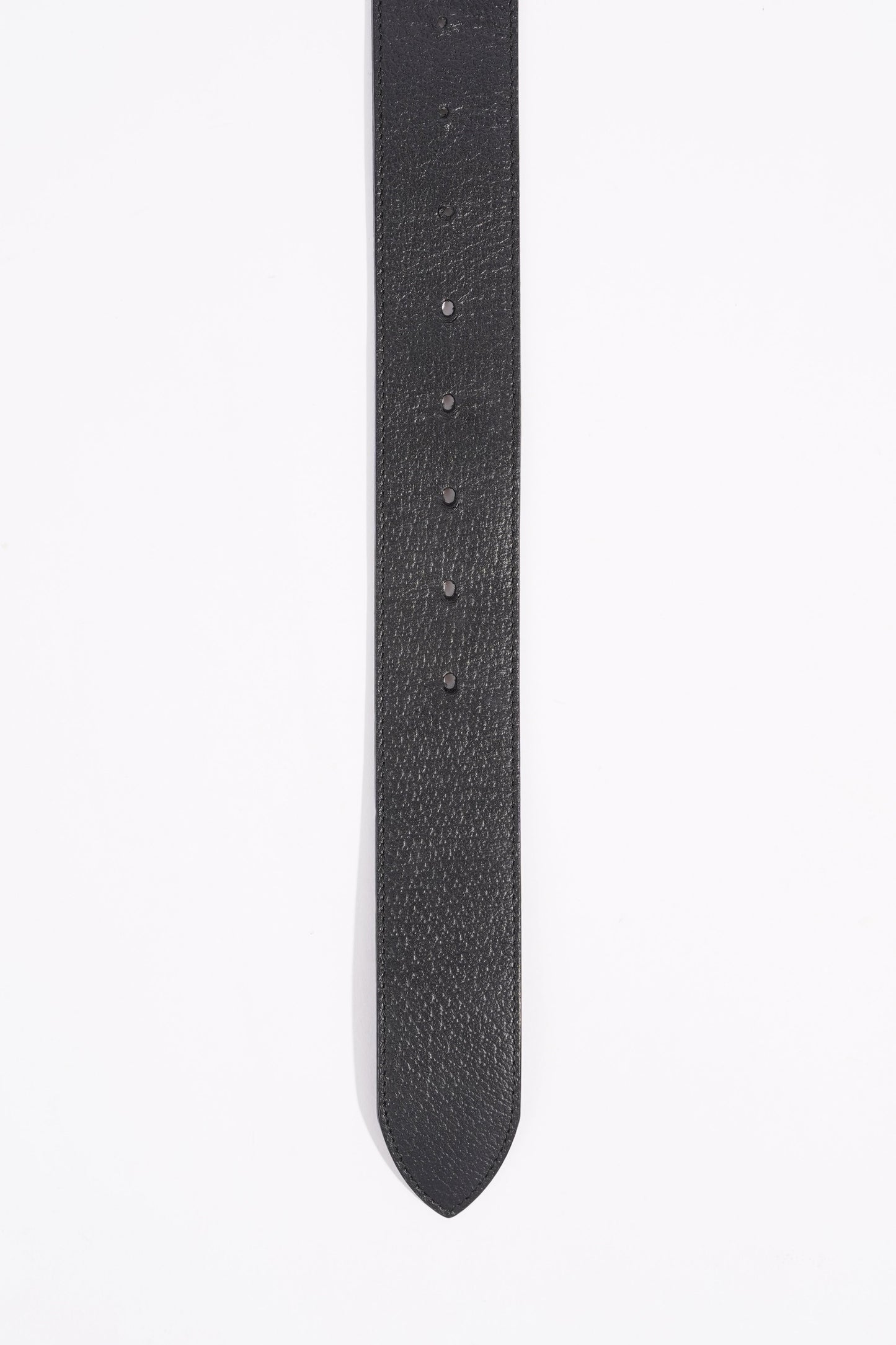 Gucci Womens Marmont GG Buckle Belt Black Leather 80cm - 32"