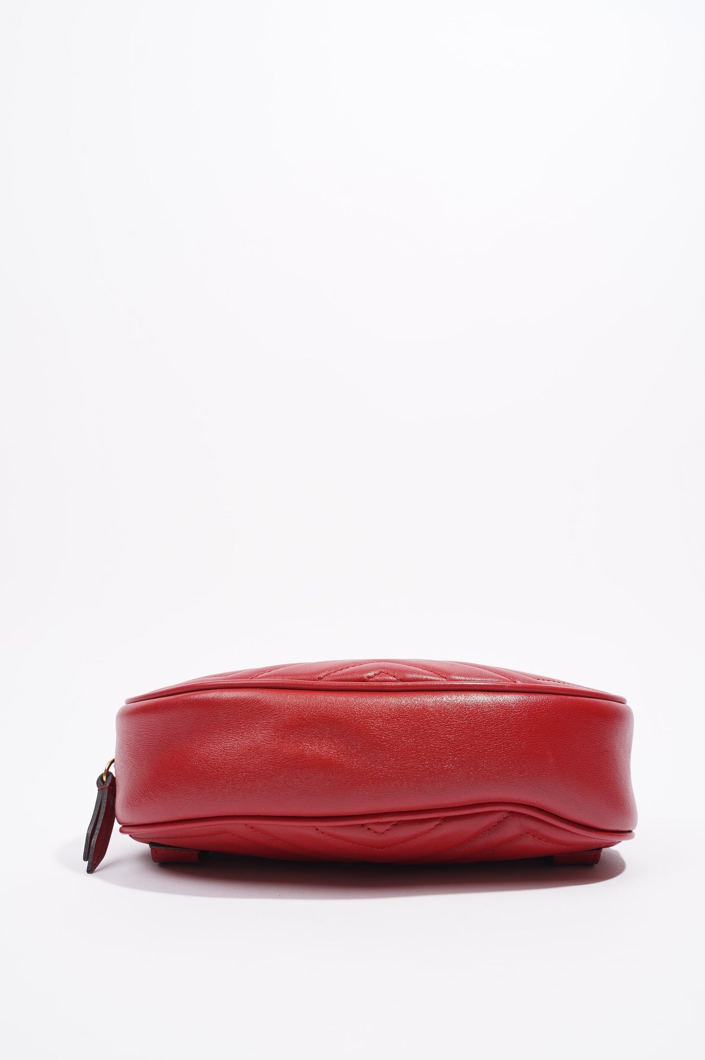 Gucci Womens Marmont Belt Bag Red Leather