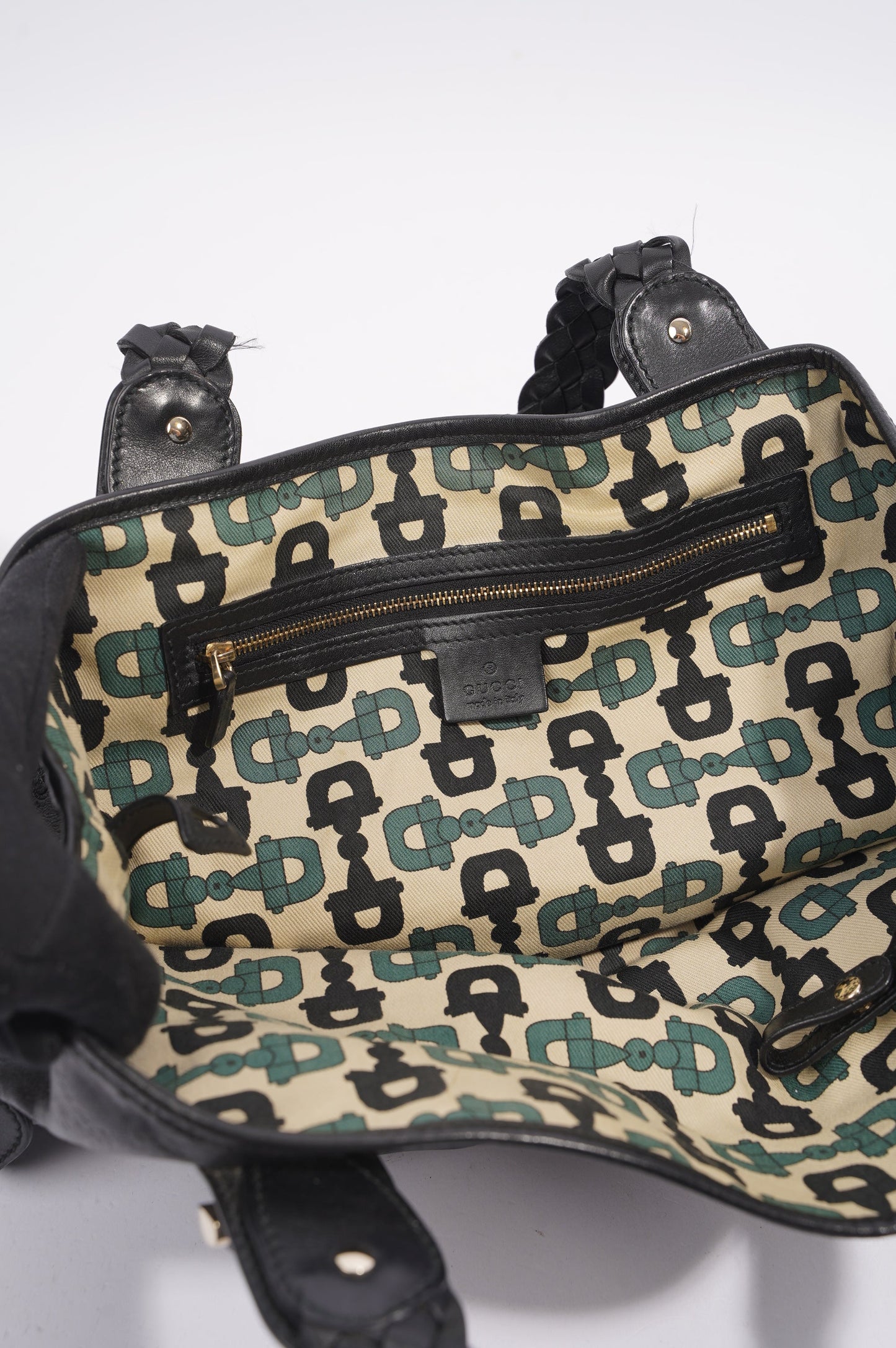 Gucci Womens Pelham Bag Black Leather