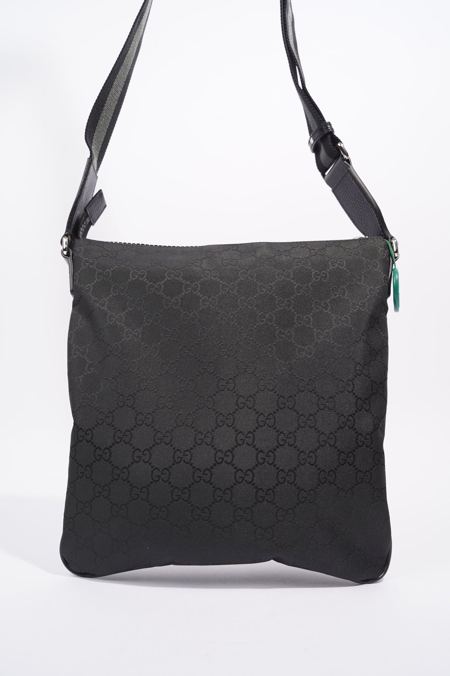 Gucci Mens GG Messenger Bag Black Small