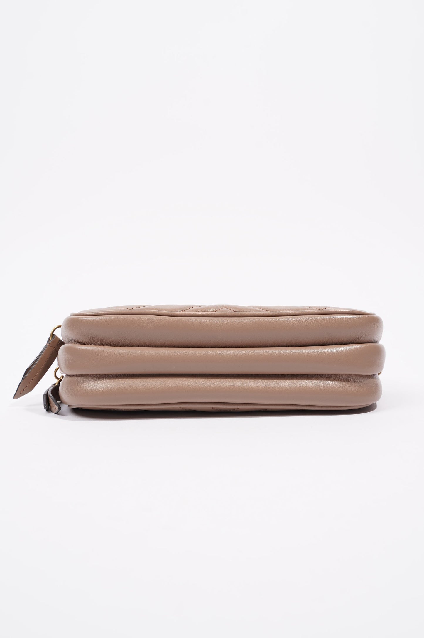 Gucci Womens Marmont Triple Zip Bag Nude