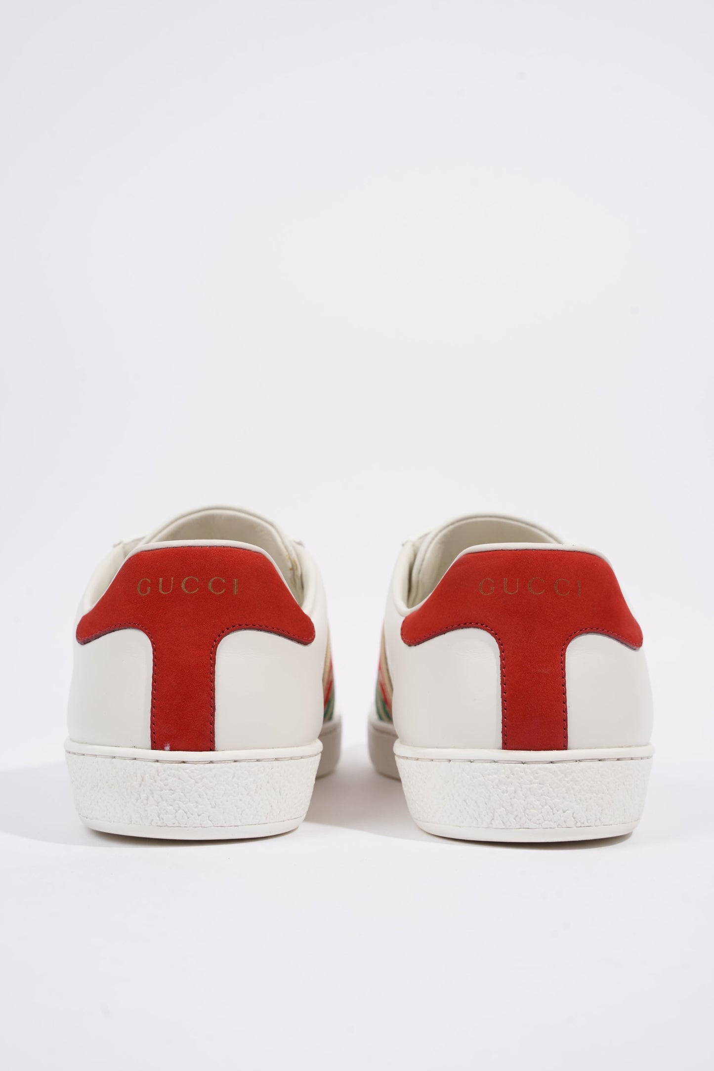 Gucci Mens Ace Elastic Web White / Green / Red EU 39 / UK 5