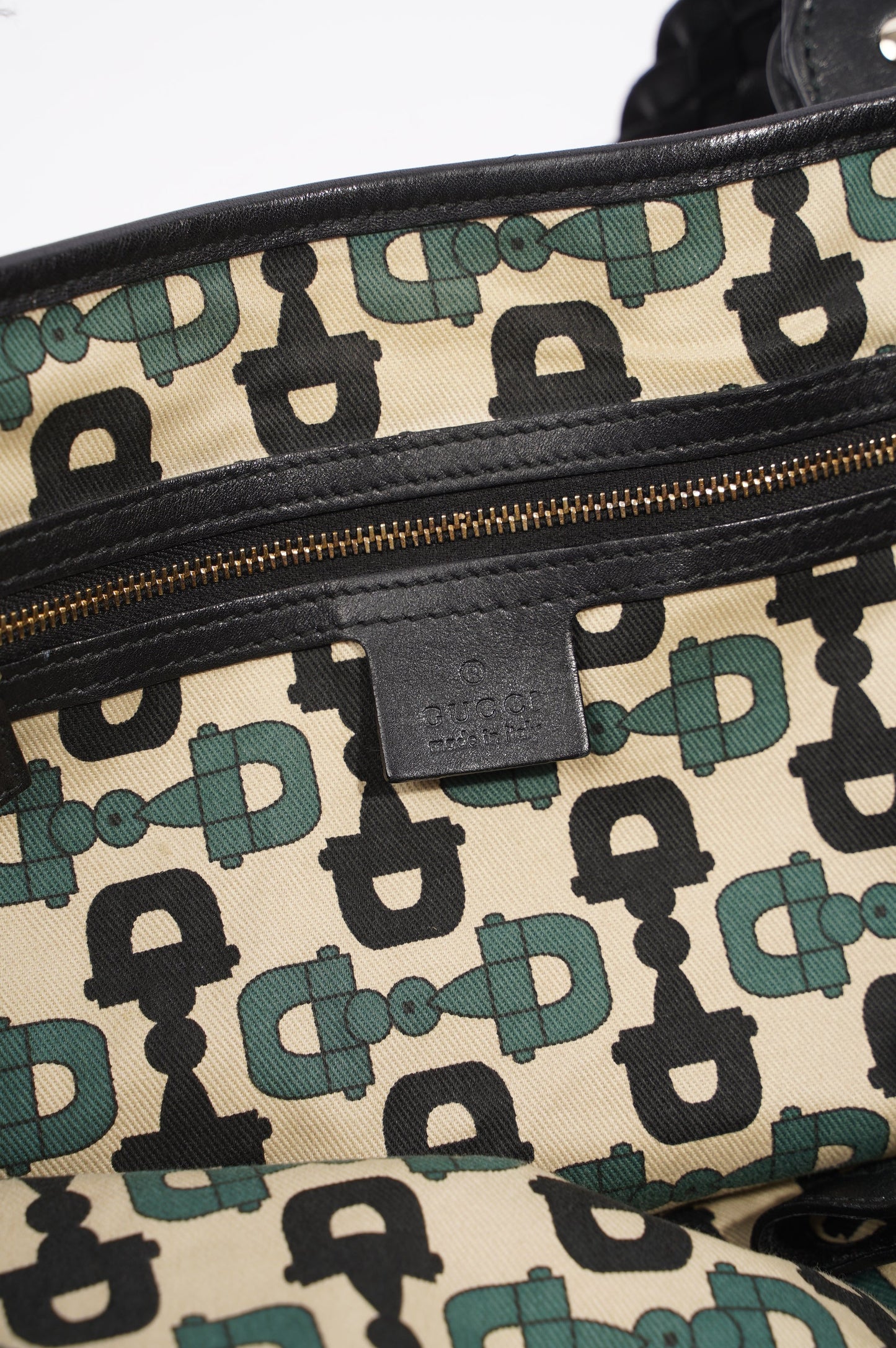 Gucci Womens Pelham Bag Black Leather