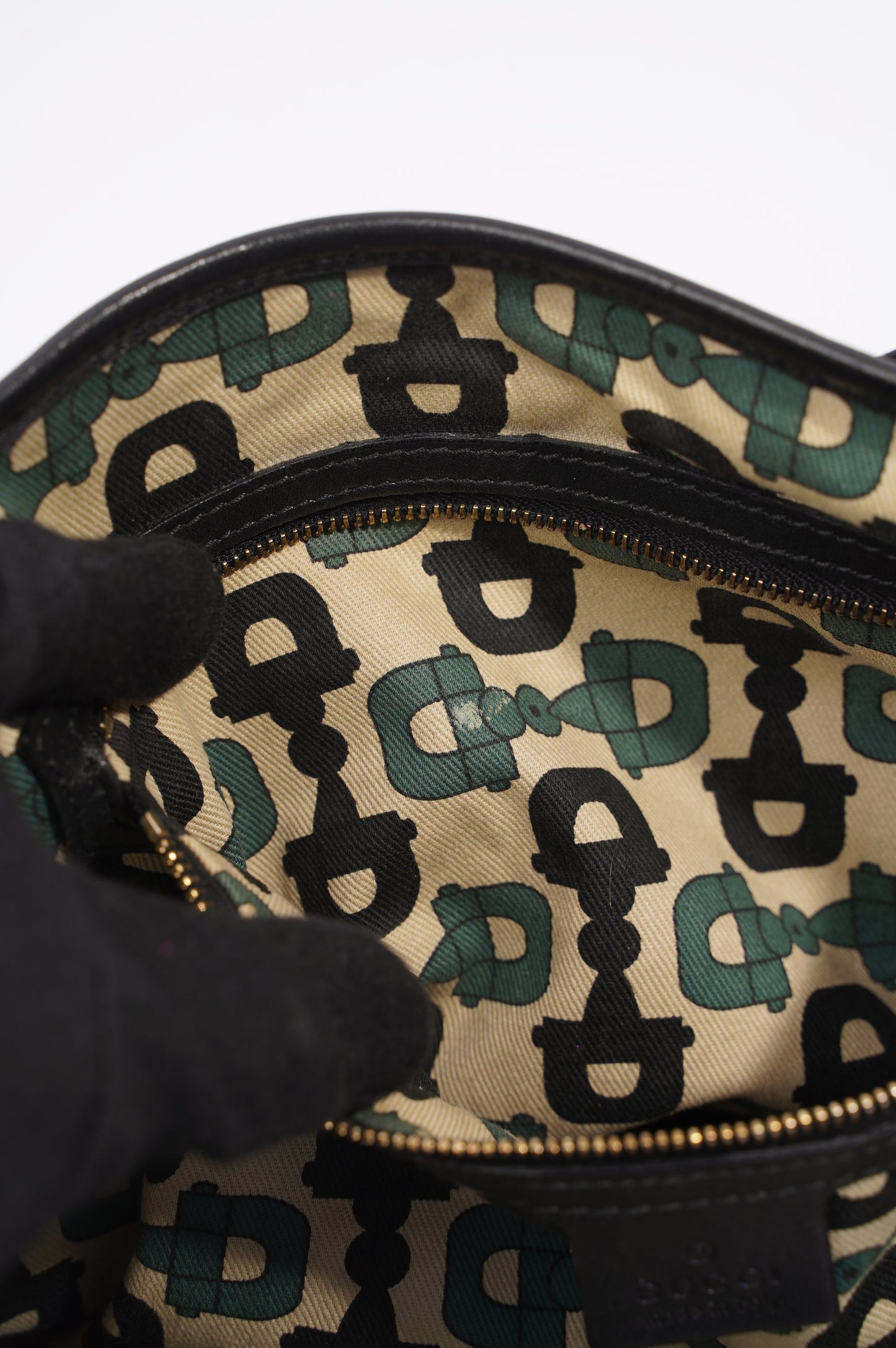 Gucci Womens Pelham Bag Black Leather