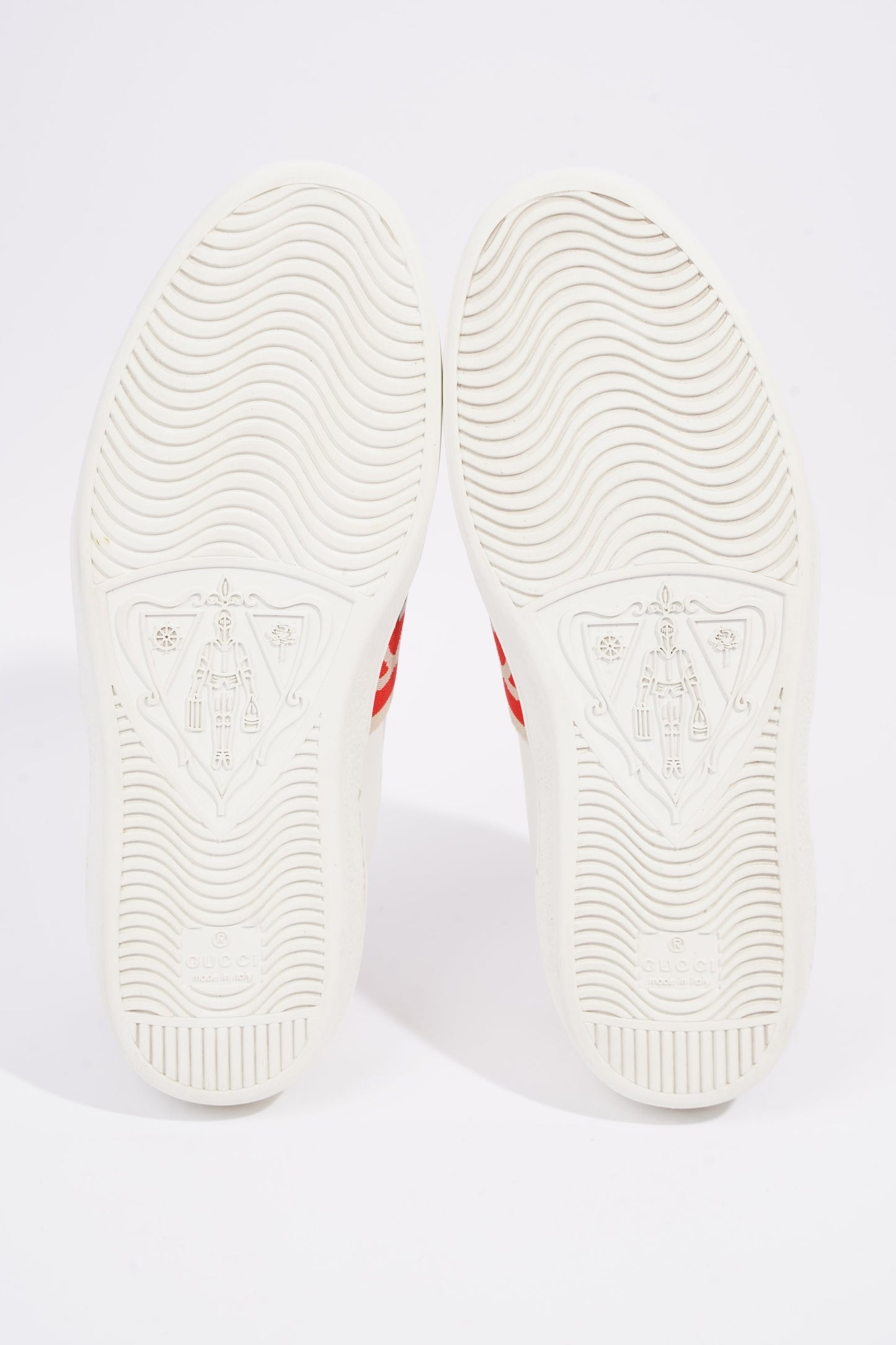 Gucci Mens Ace Elastic Web White / Green / Red EU 39 / UK 5