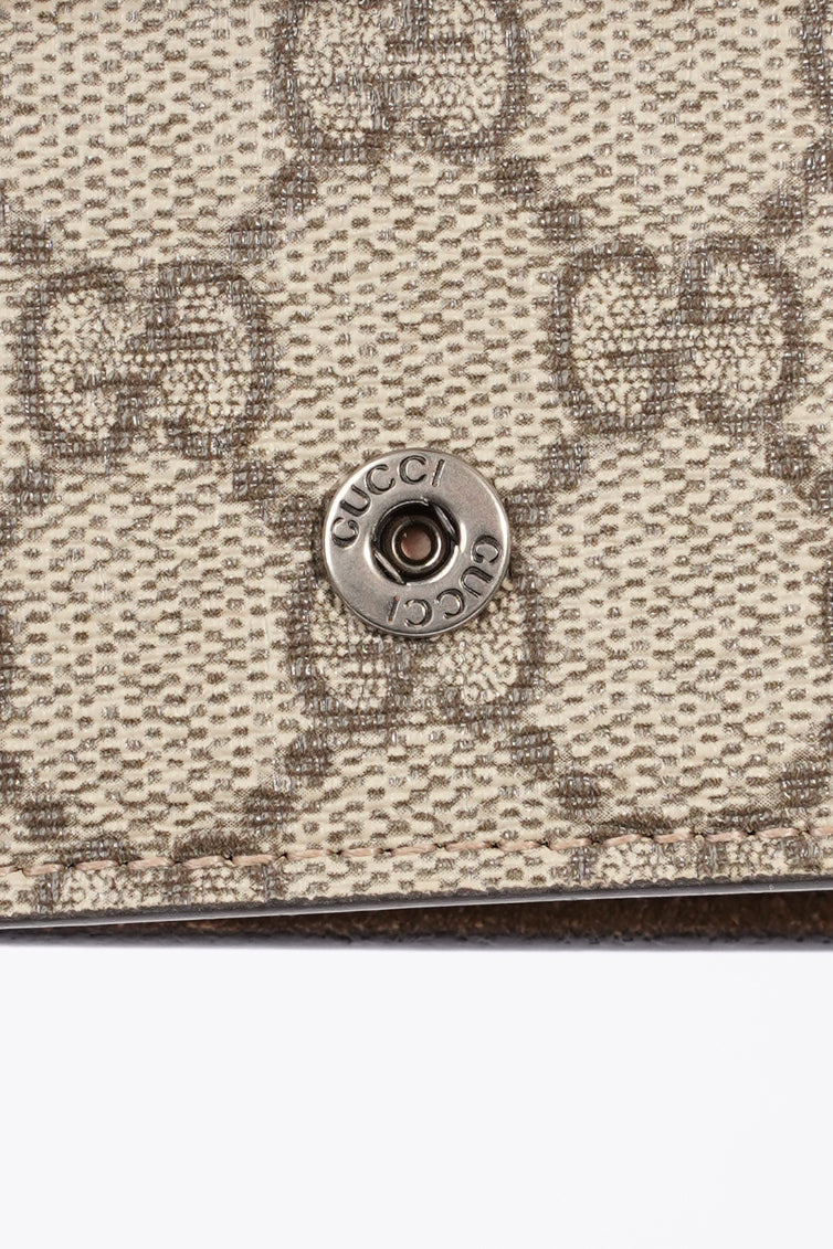 Gucci Womens Dionysus Bag Monogram Canvas Super Mini