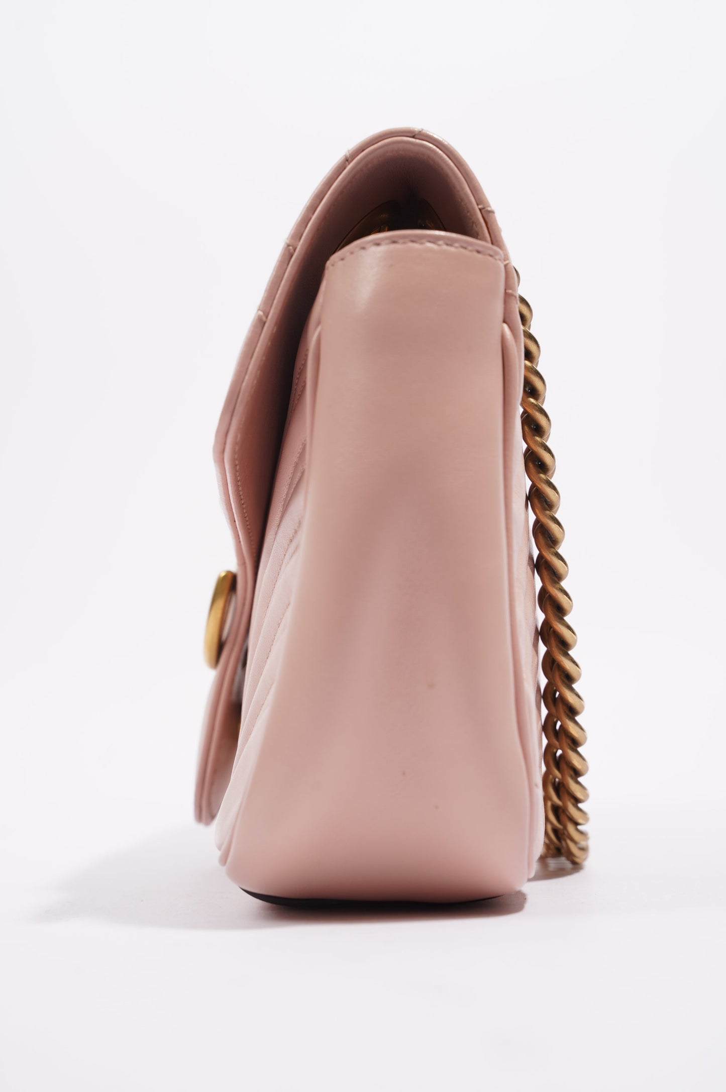 Gucci Womens Marmont Flap Dusty Pink Small