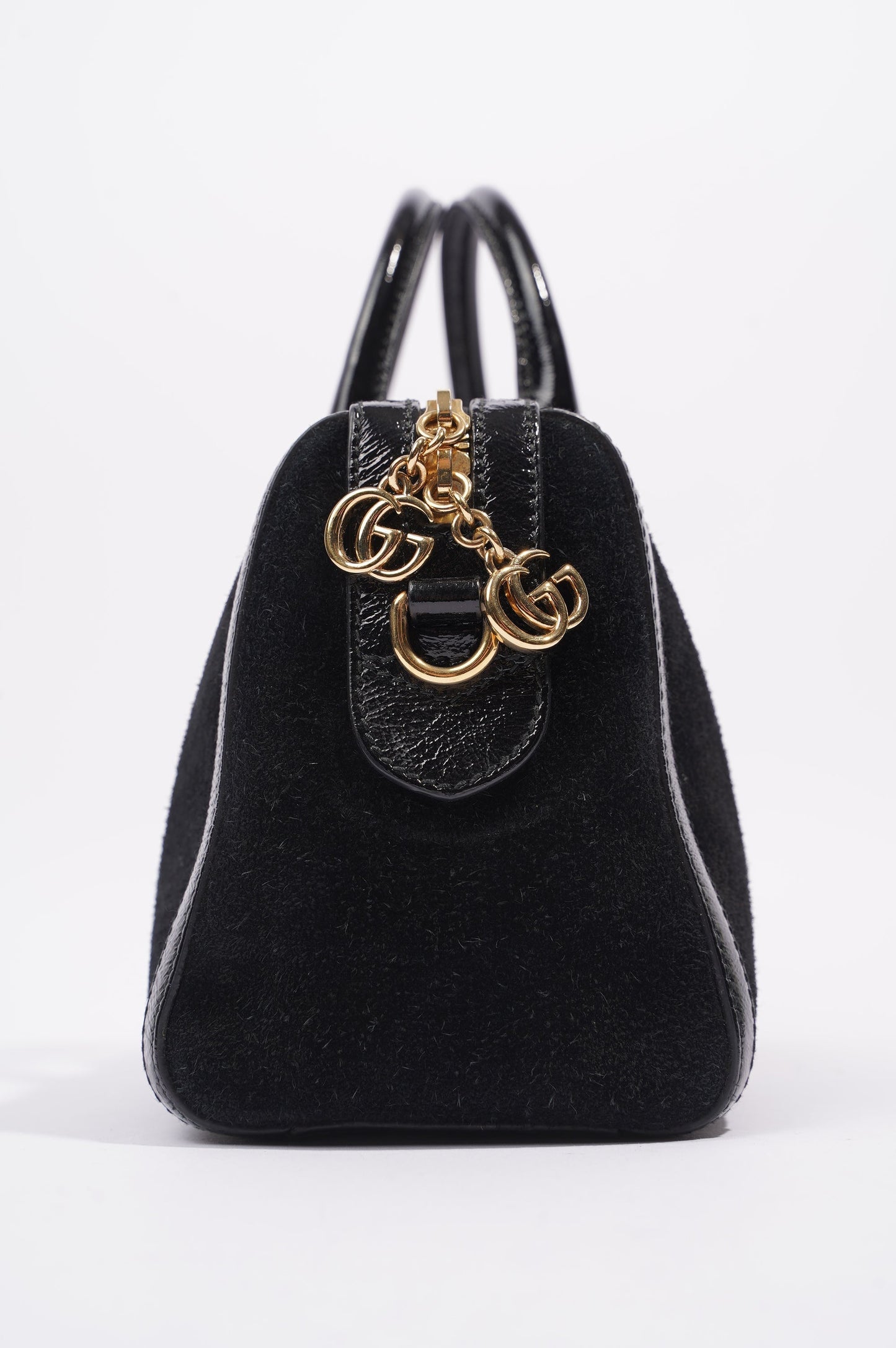Gucci Womens Ophidia Boston Bag Black / Green / Red