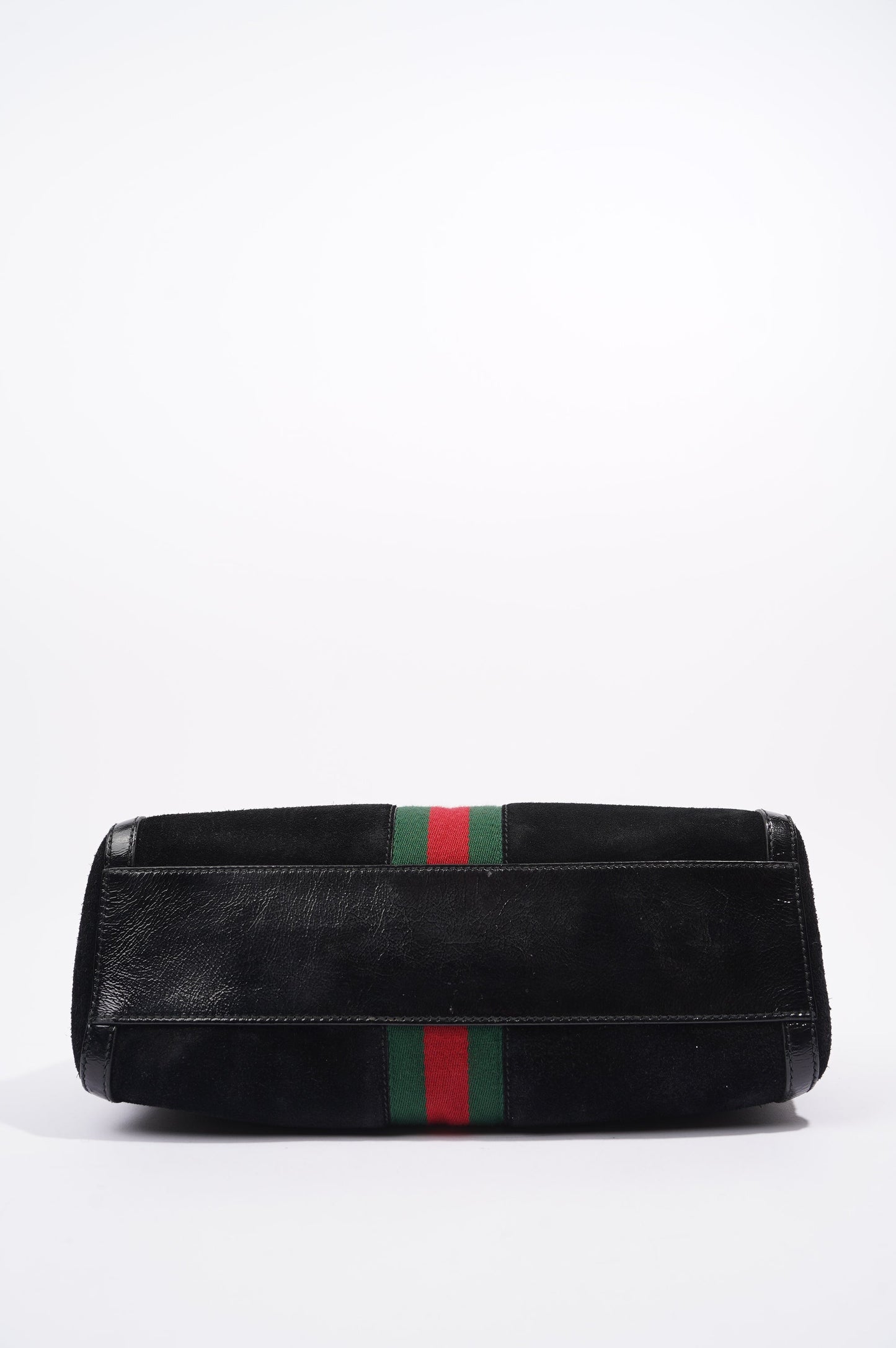 Gucci Womens Ophidia Boston Bag Black / Green / Red