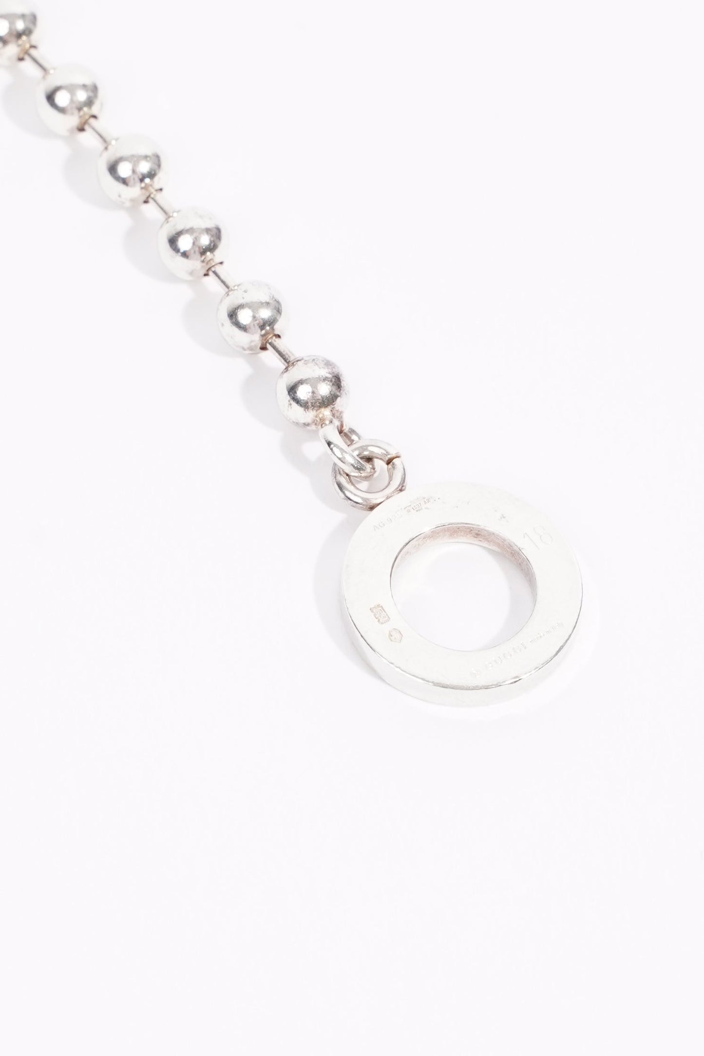 Gucci Boule Chain Bracelet Sterling Silver