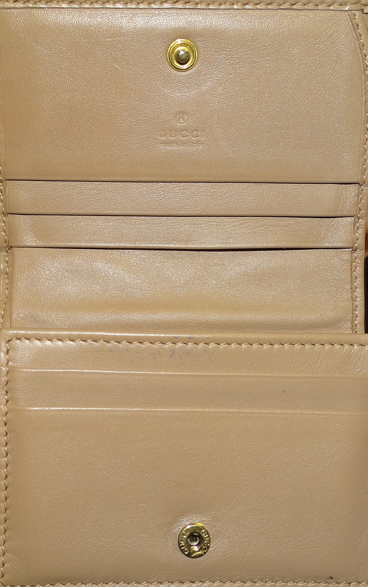 Gucci Dusty Pink Chevron Marmont Card Case
