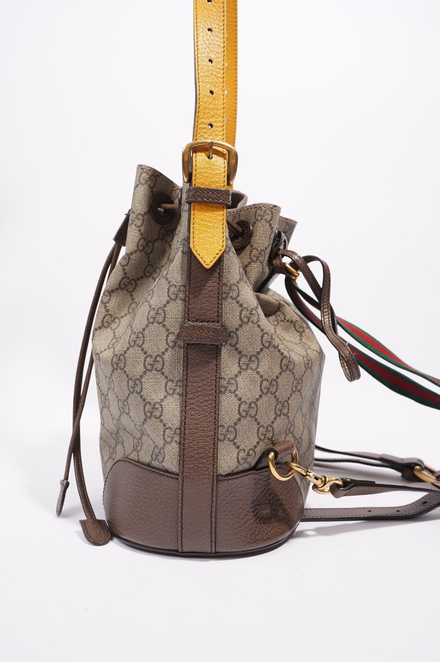 Gucci Neo Vintage Bucket Brown Canvas / Leather