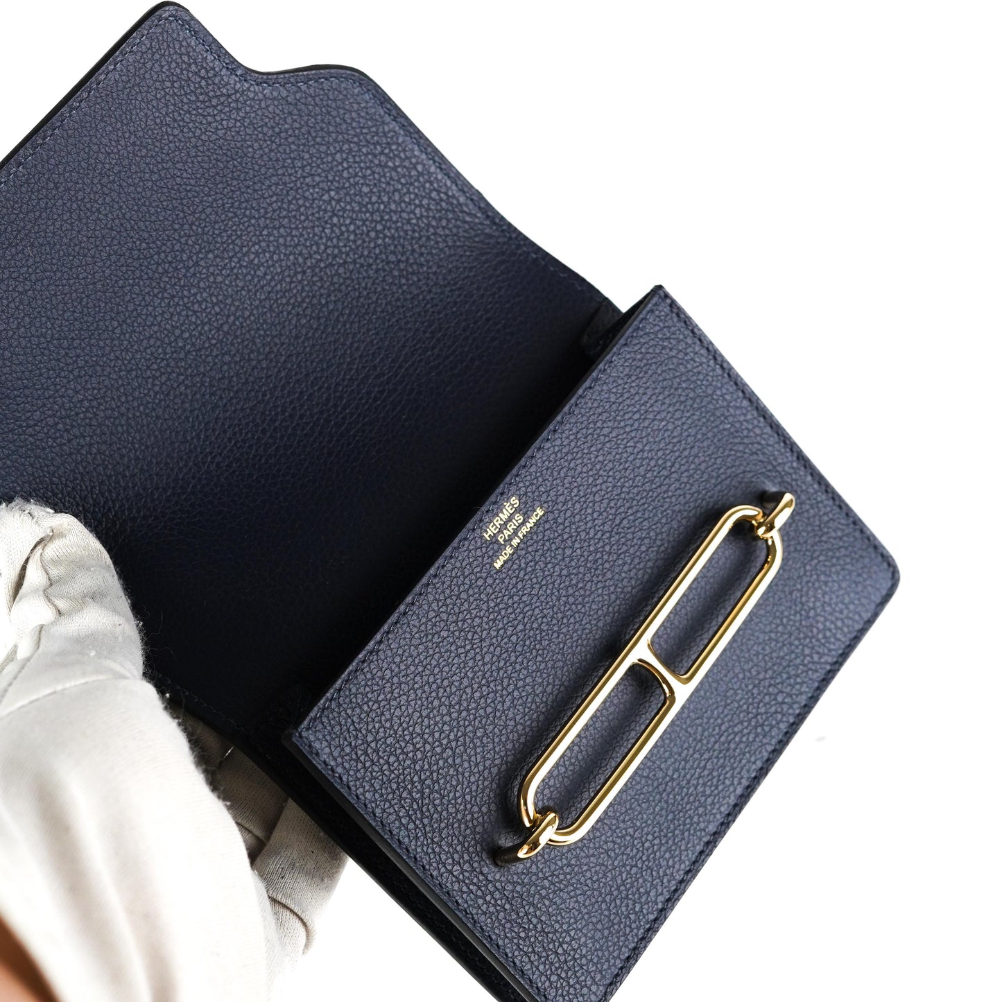 Hermes Roulis Slim Blue Nuit - Z Stamp