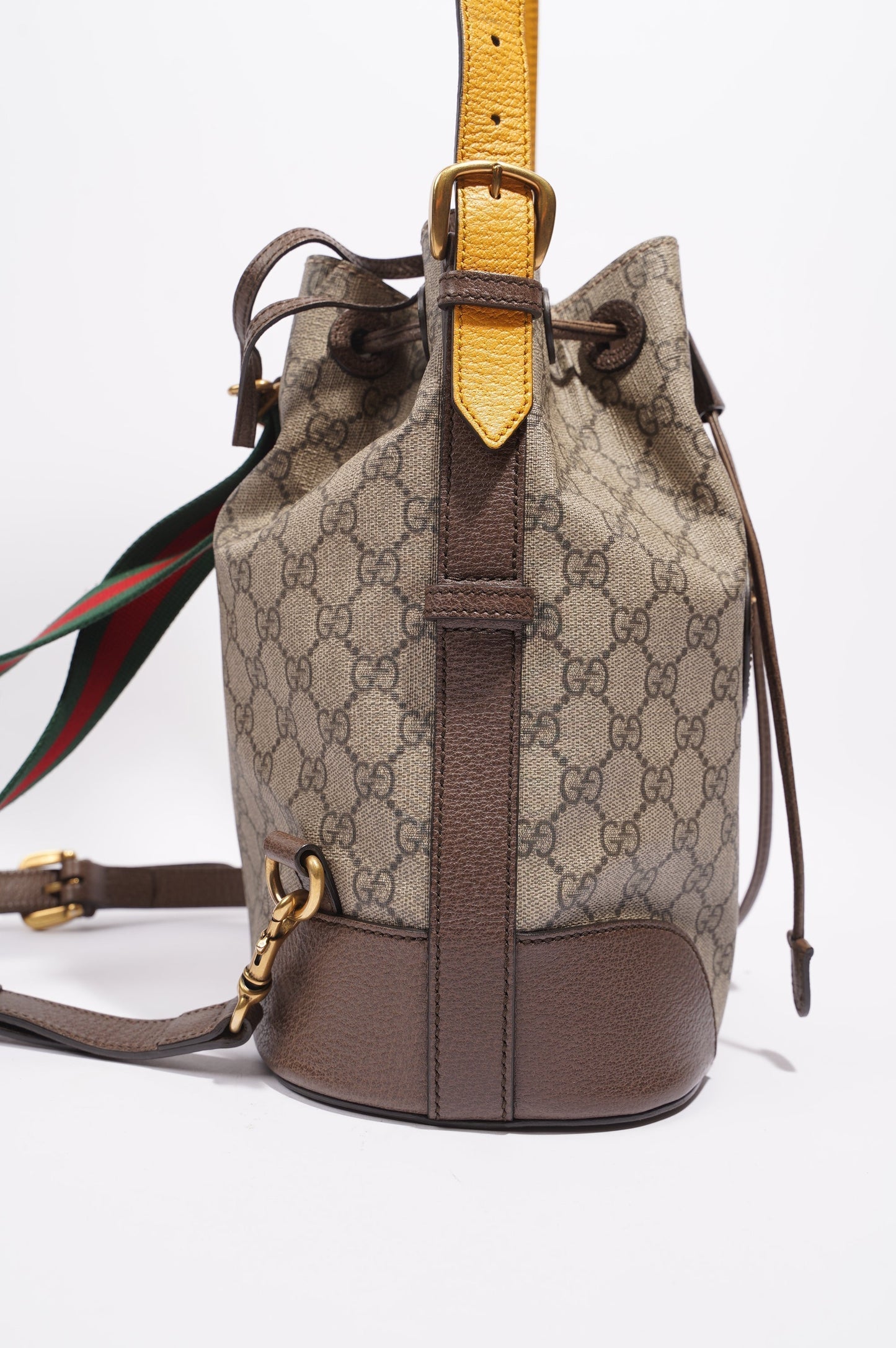Gucci Neo Vintage Bucket Brown Canvas / Leather
