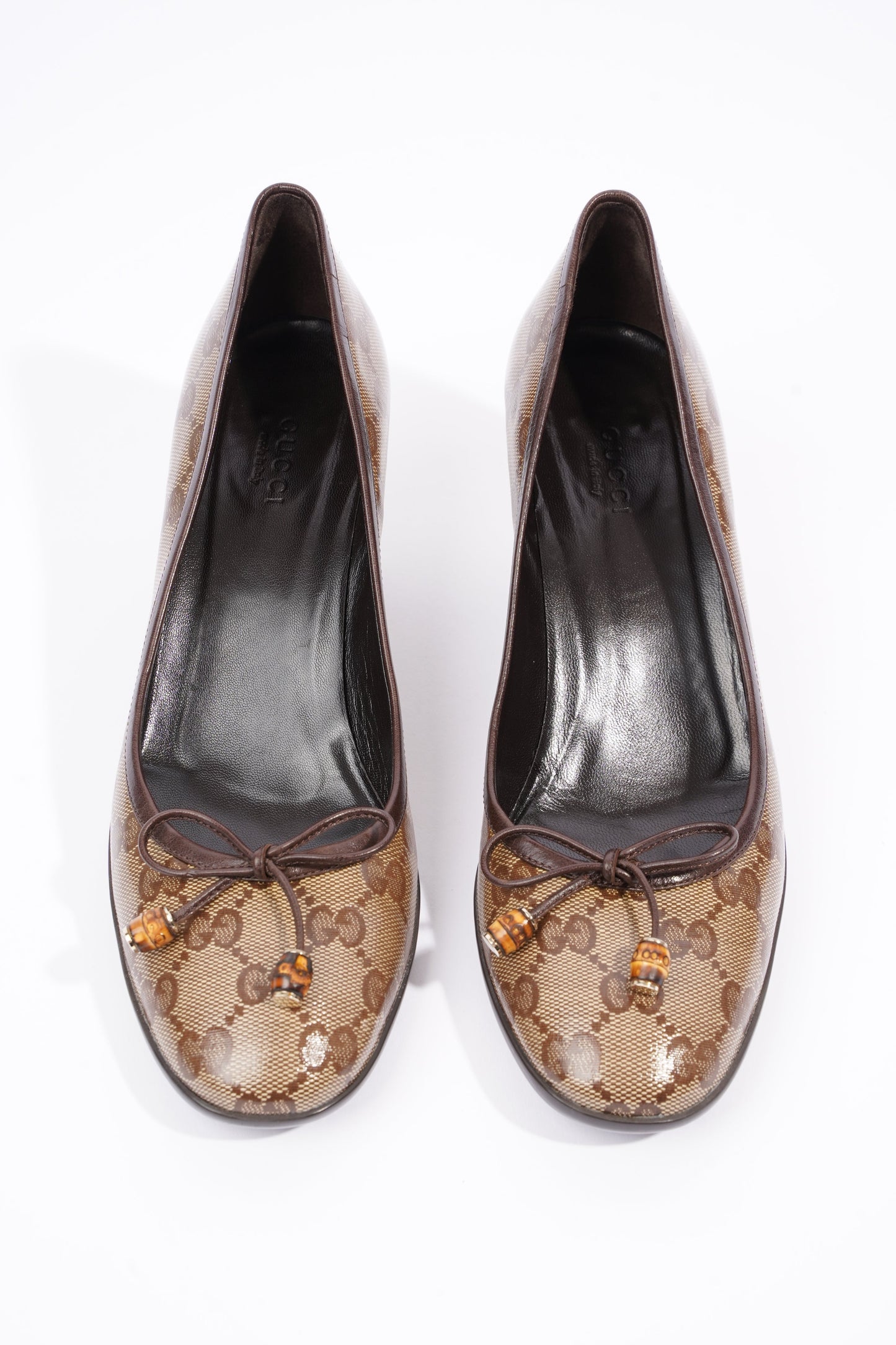 Gucci Womens GG Pump Beige / Brown EU 37.5 / UK 4.5