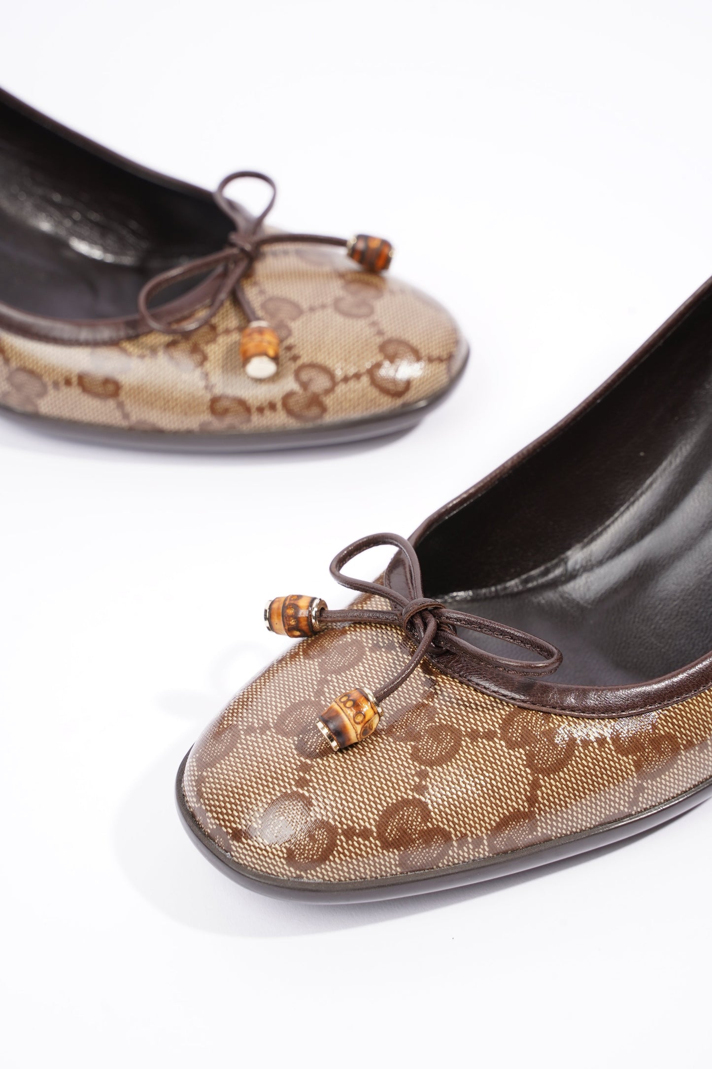 Gucci Womens GG Pump Beige / Brown EU 37.5 / UK 4.5