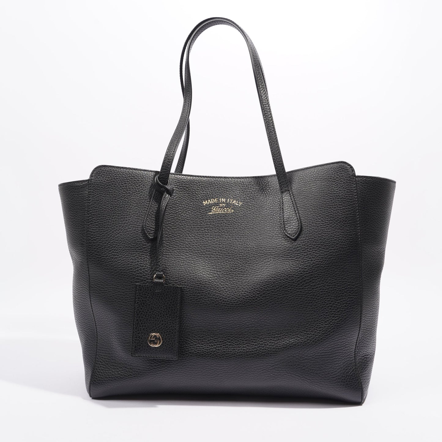 Gucci Tote Bag Black Leather