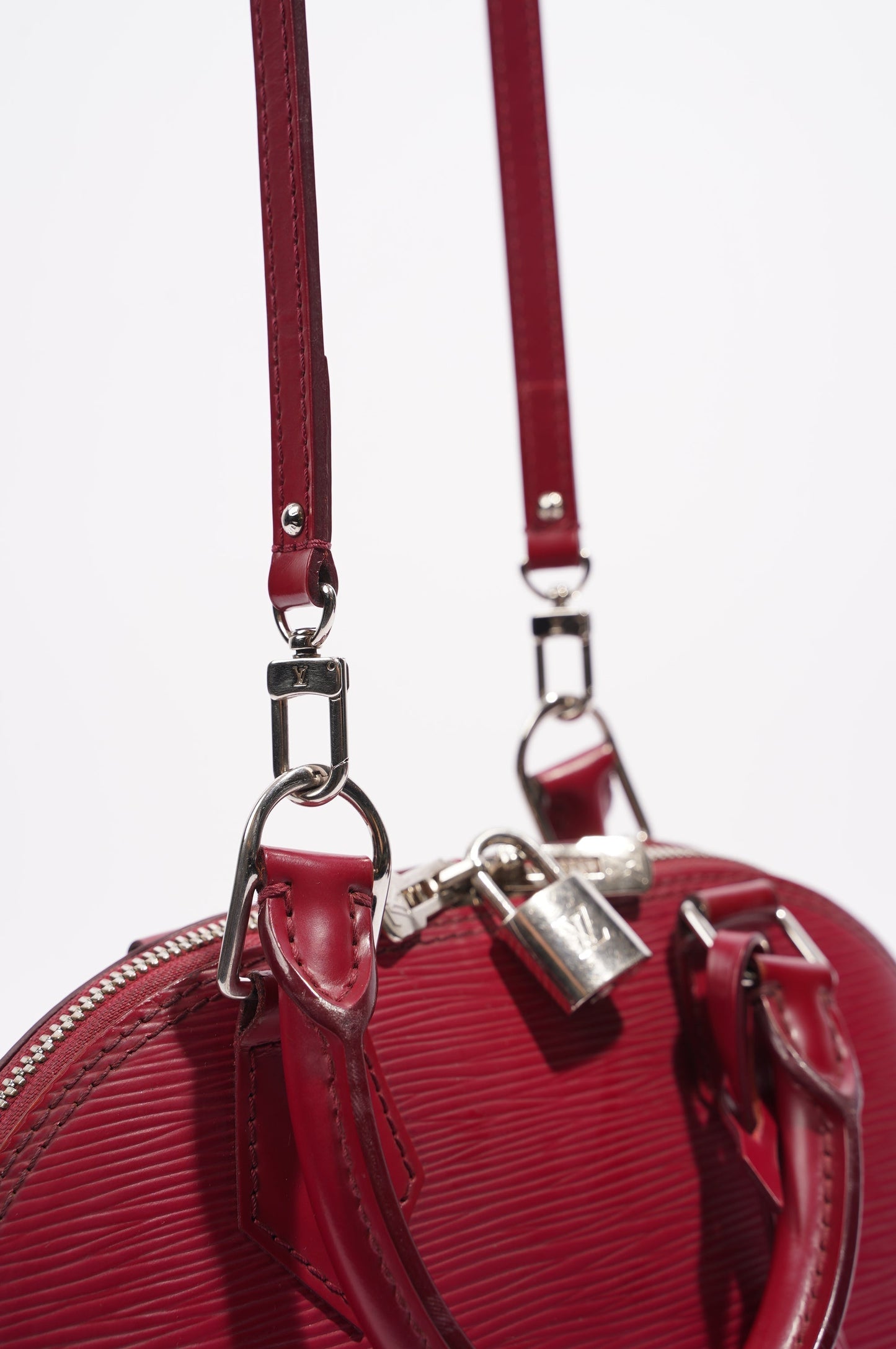 Louis Vuitton Alma Raspberry Epi Leather BB
