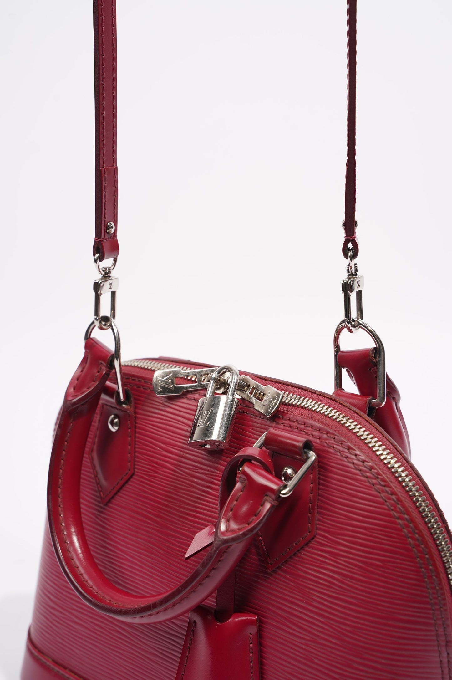Louis Vuitton Alma Raspberry Epi Leather BB