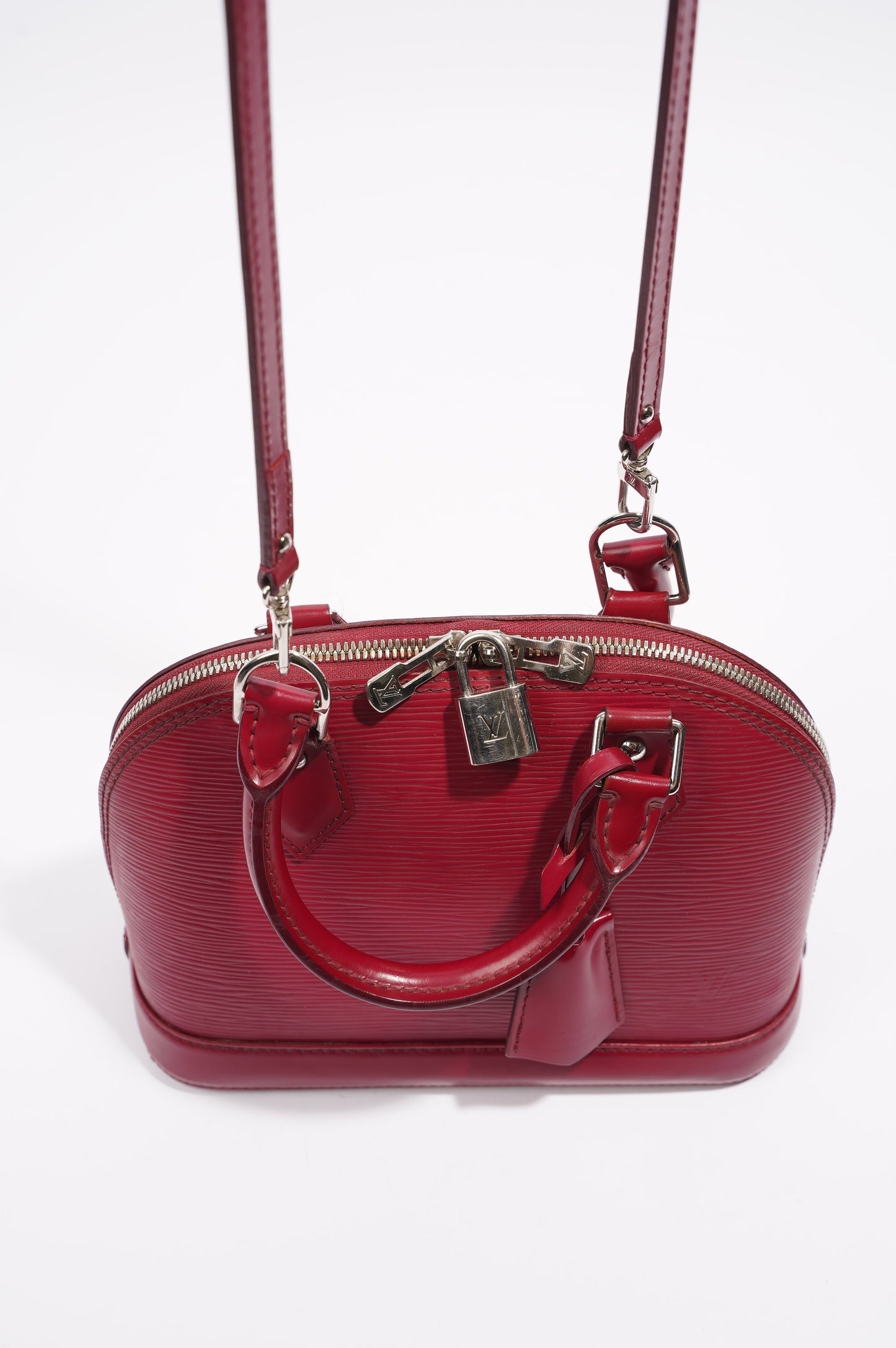 Louis Vuitton Alma Raspberry Epi Leather BB