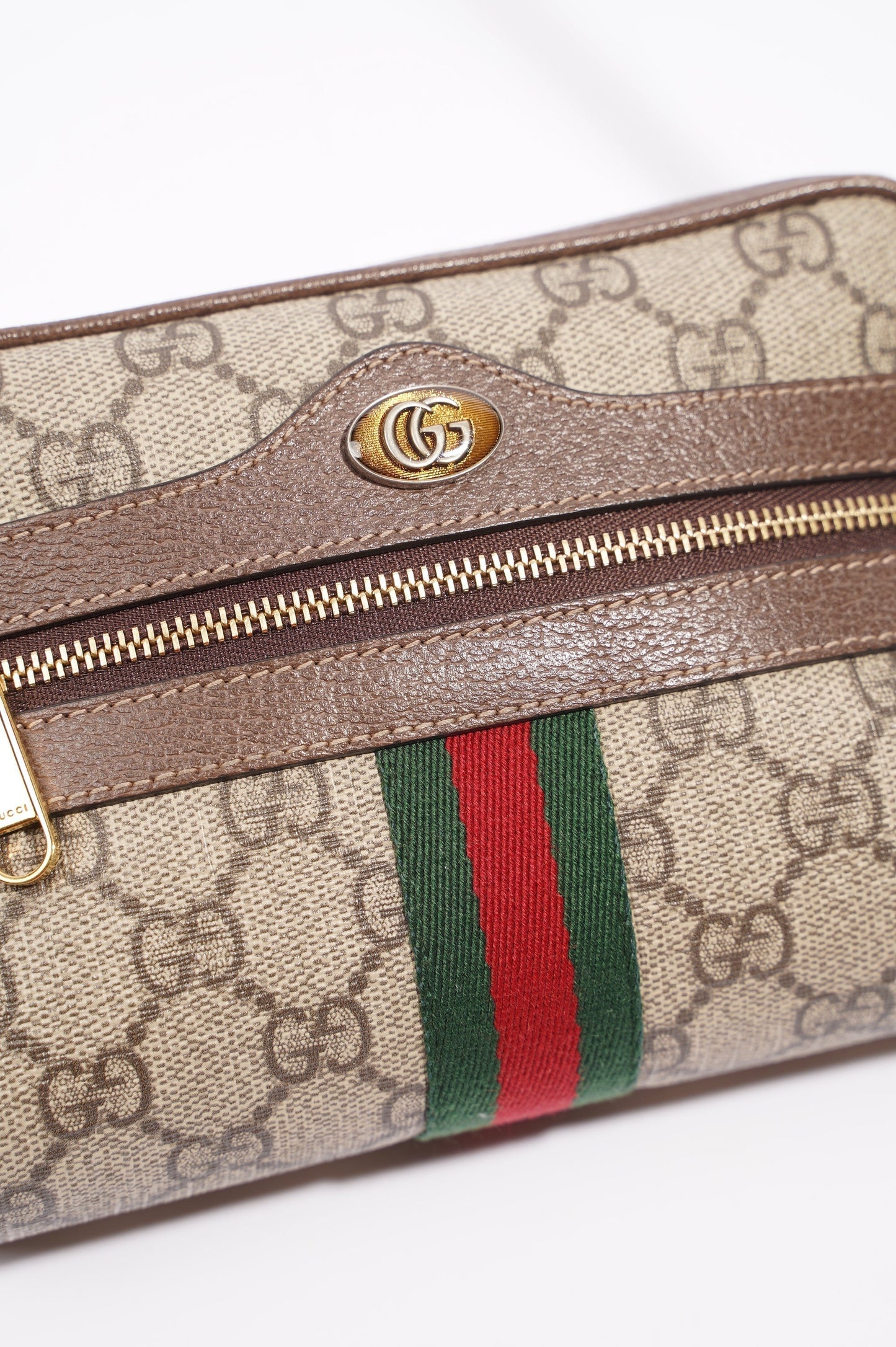 Gucci Womens Ophidia GG Mini Bag Supreme / Brown