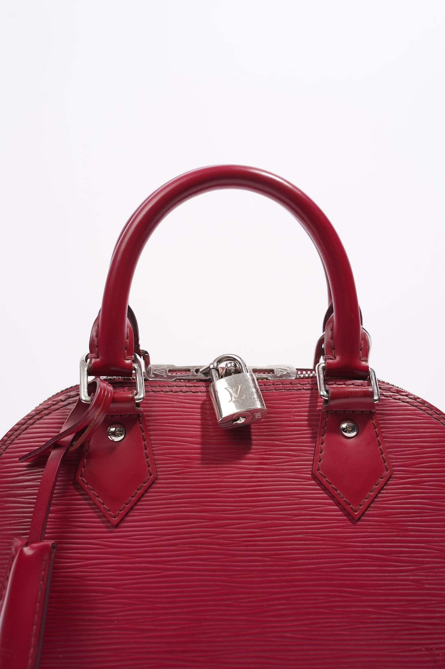 Louis Vuitton Alma Raspberry Epi Leather BB