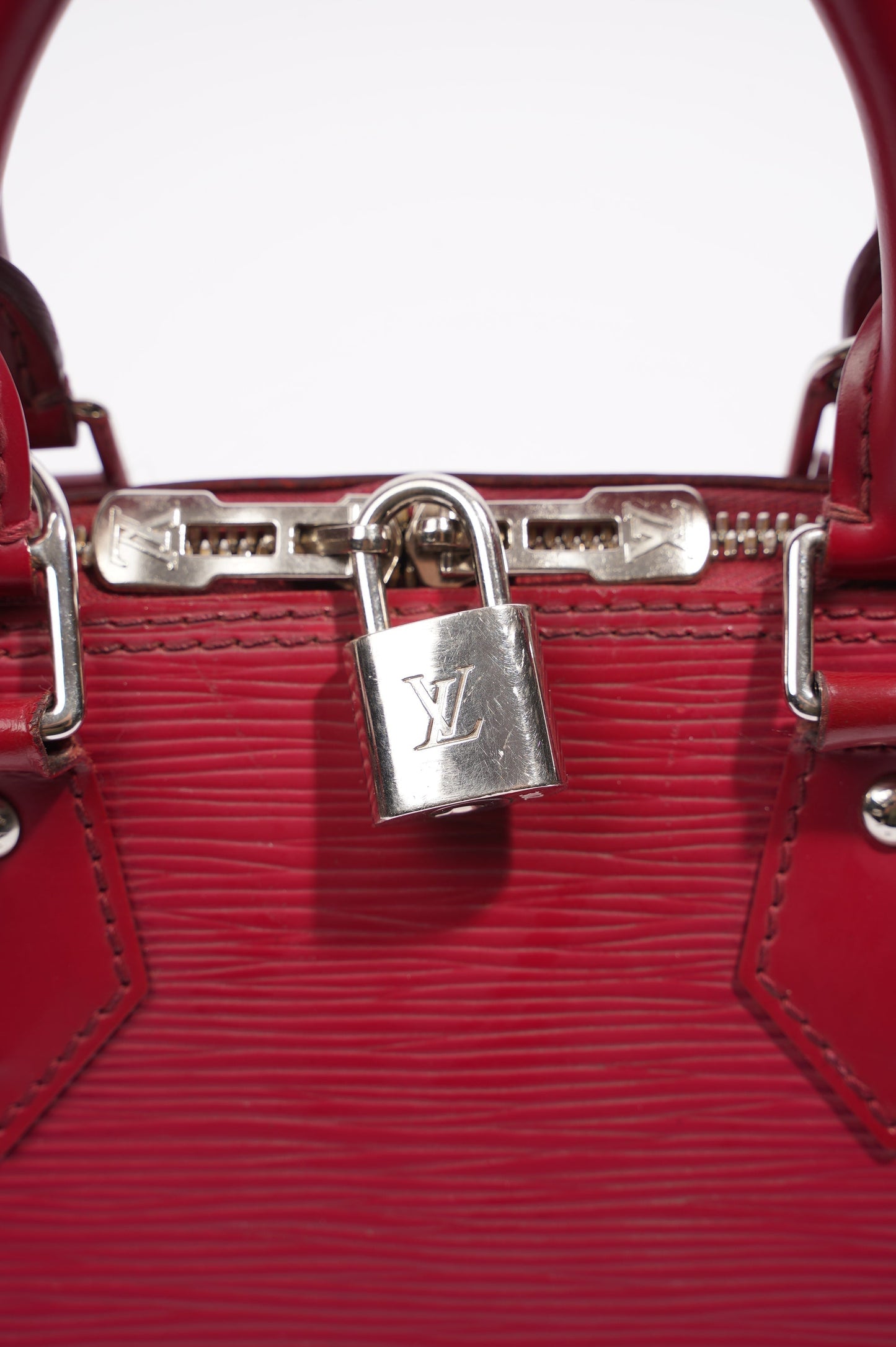 Louis Vuitton Alma Raspberry Epi Leather BB