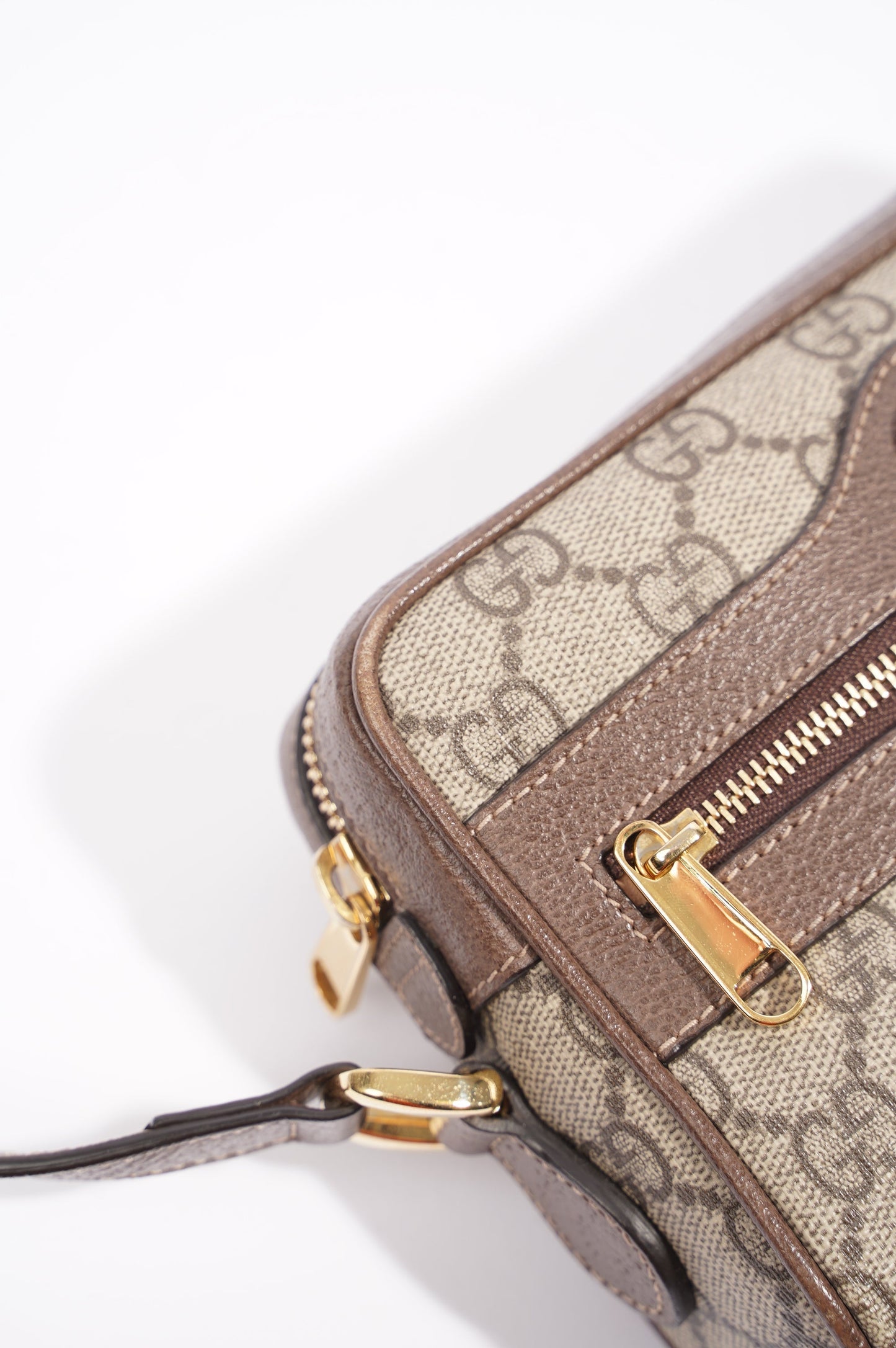 Gucci Womens Ophidia GG Mini Bag Supreme / Brown