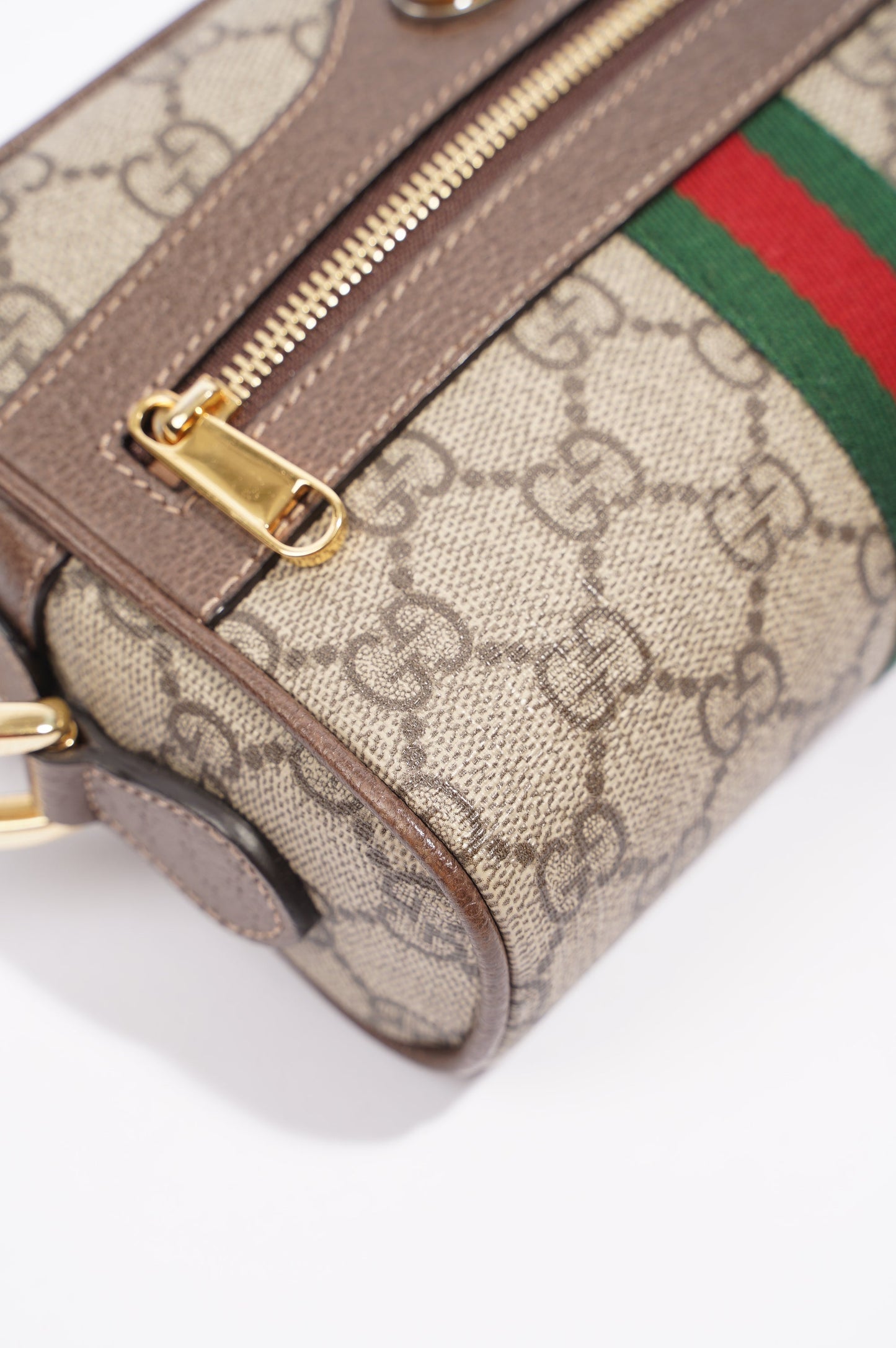 Gucci Womens Ophidia GG Mini Bag Supreme / Brown