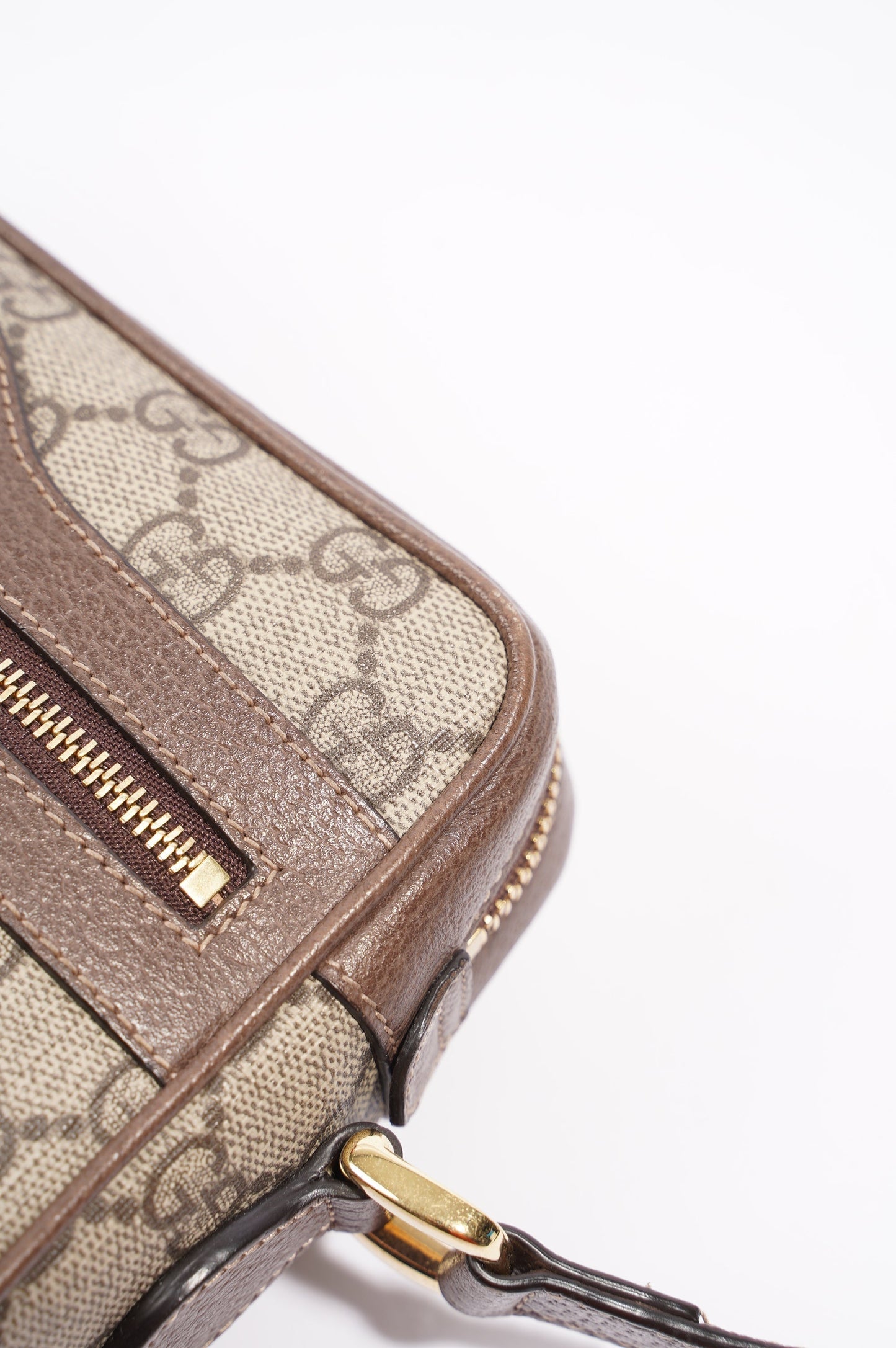 Gucci Womens Ophidia GG Mini Bag Supreme / Brown