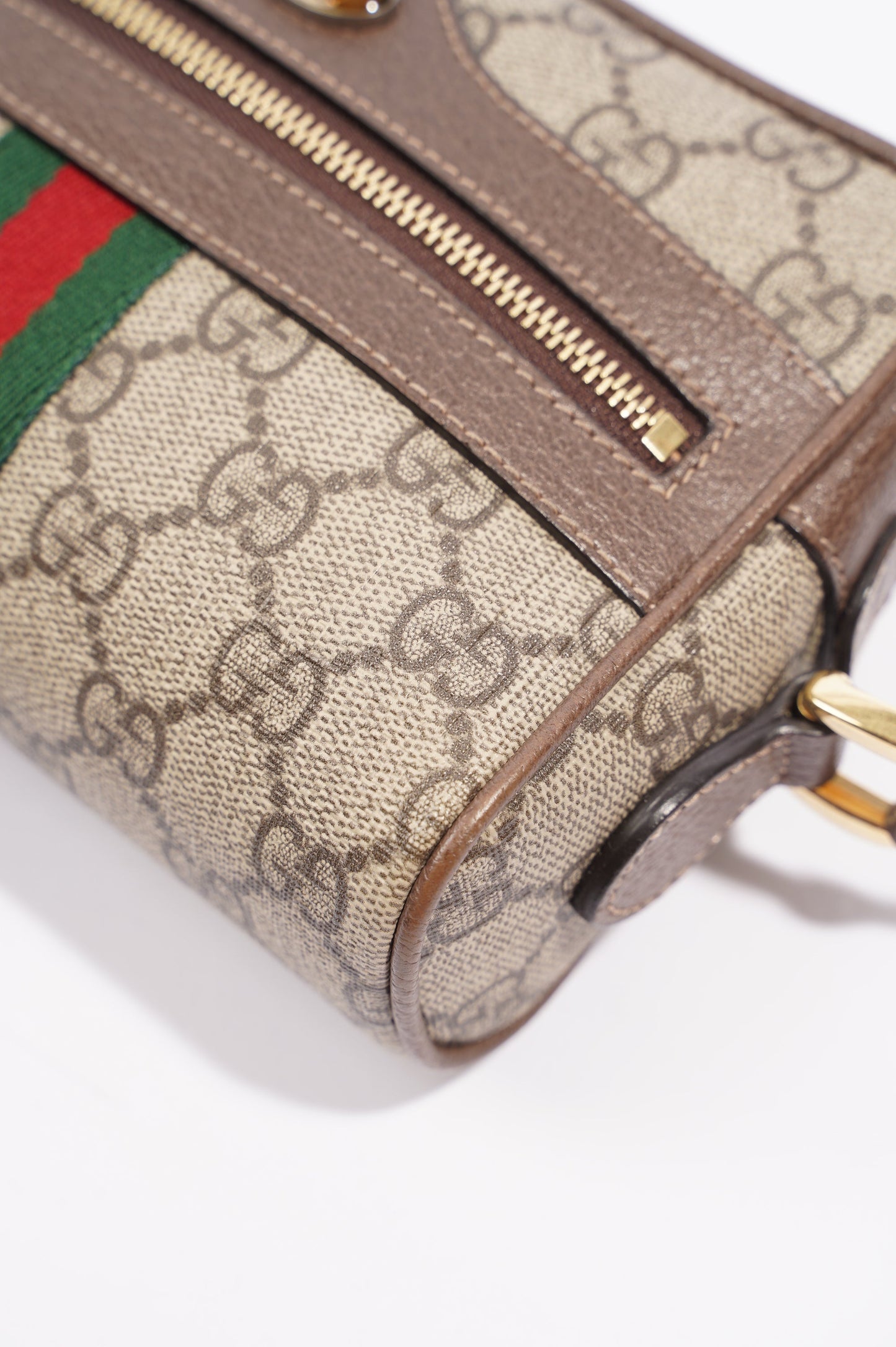 Gucci Womens Ophidia GG Mini Bag Supreme / Brown