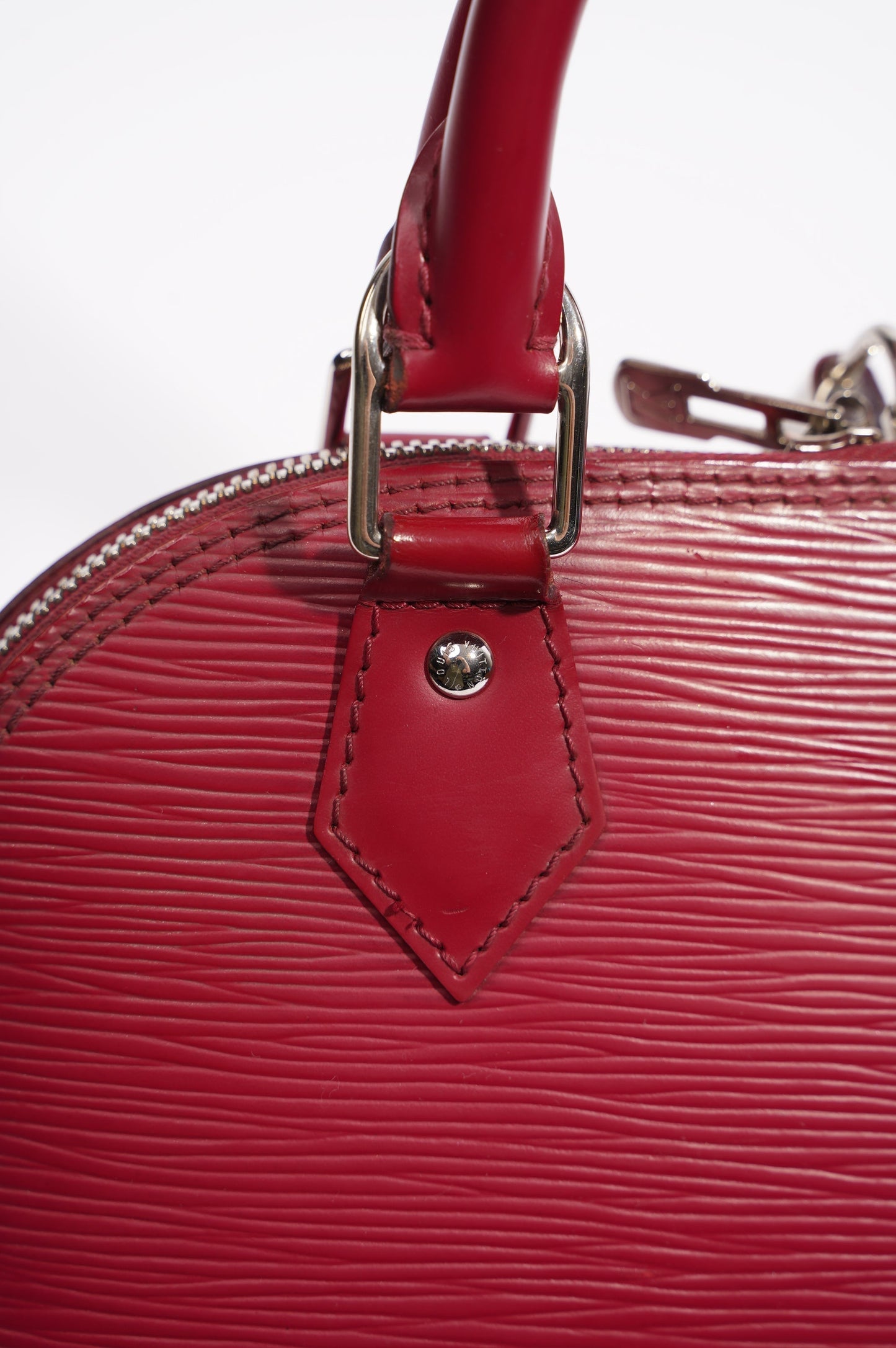 Louis Vuitton Alma Raspberry Epi Leather BB