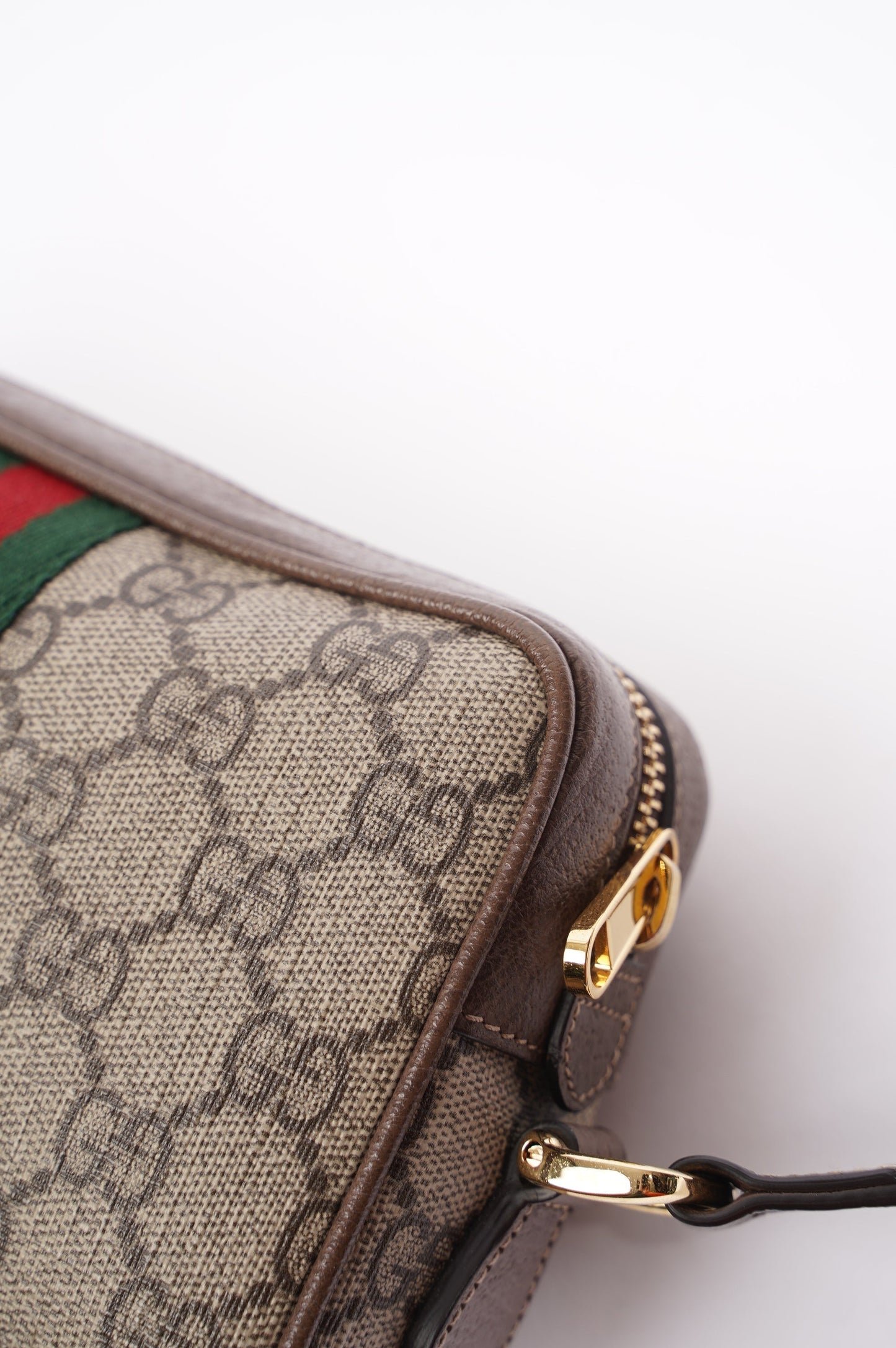 Gucci Womens Ophidia GG Mini Bag Supreme / Brown