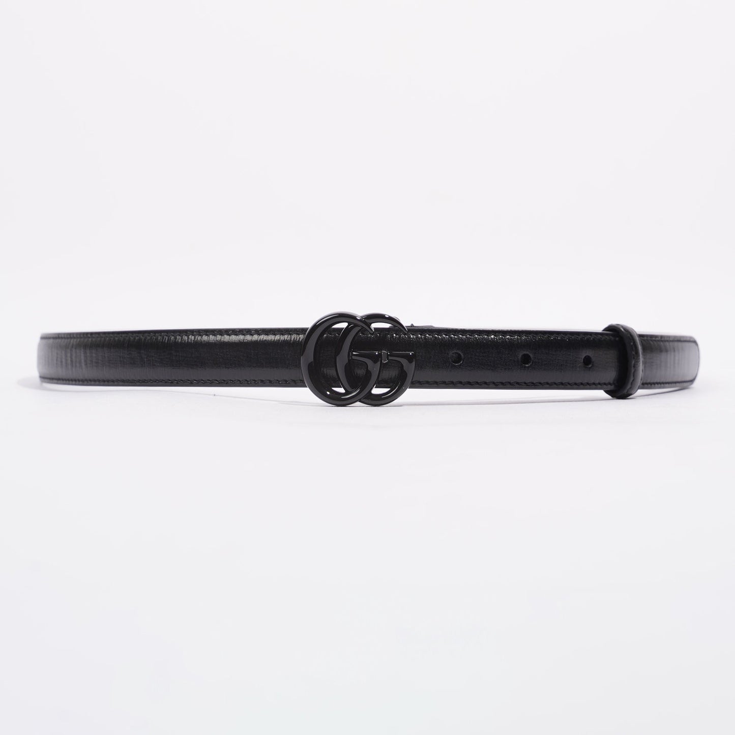 Gucci Womens Marmont Skinny Belt Black 95cm - 38"