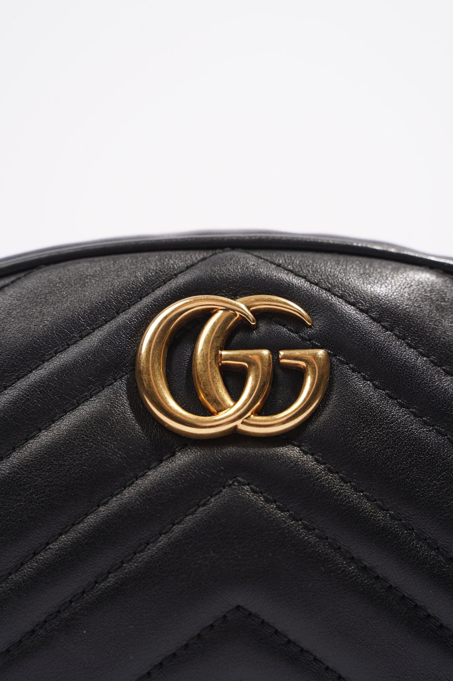 Gucci Marmont Belt Bag Black Leather