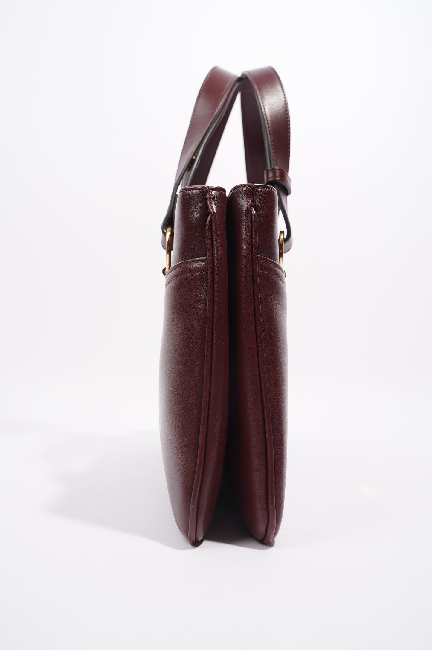 Gucci Womens Arli Shoulder Bag Red Leather Large