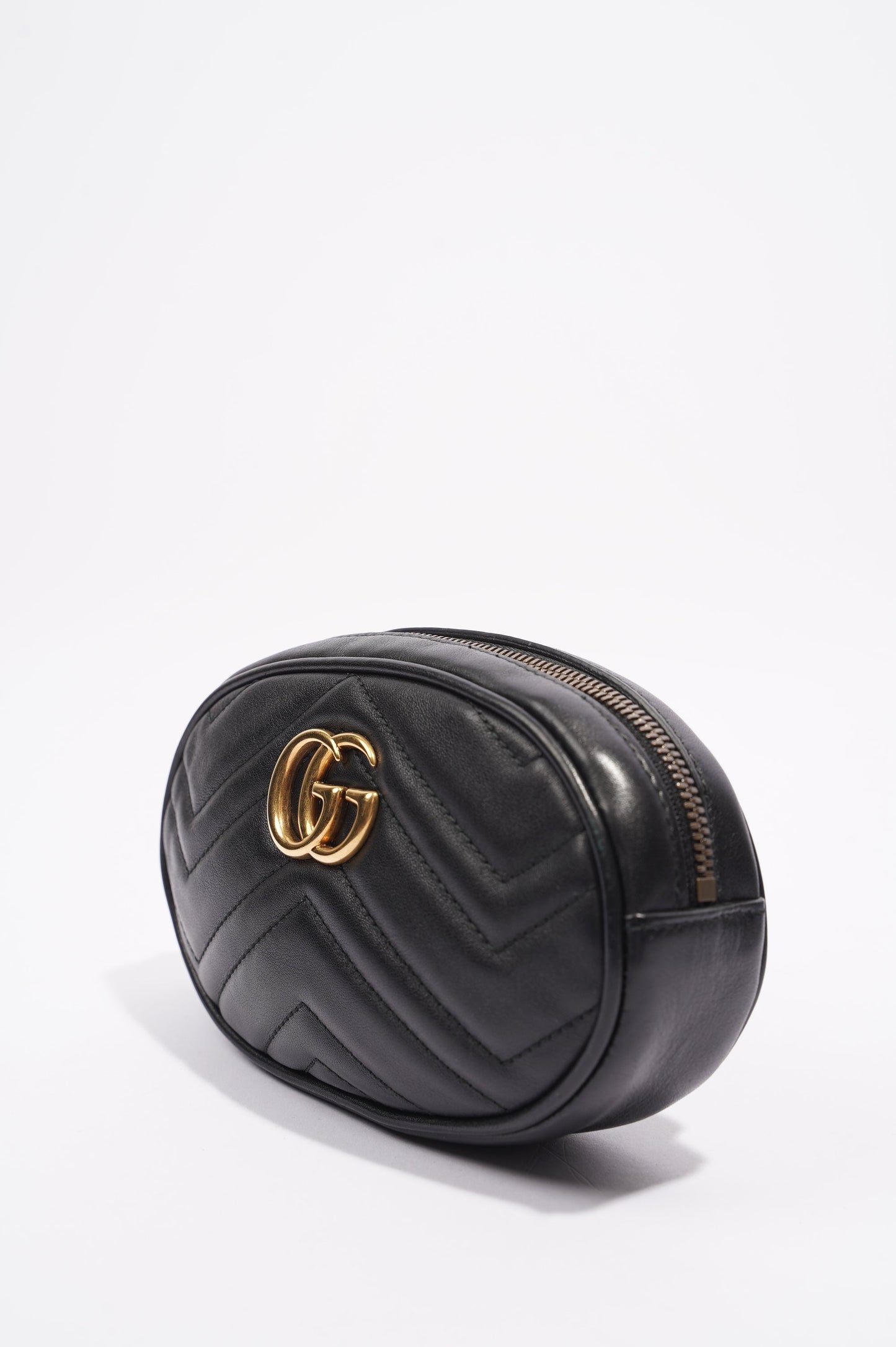 Gucci Marmont Belt Bag Black Leather