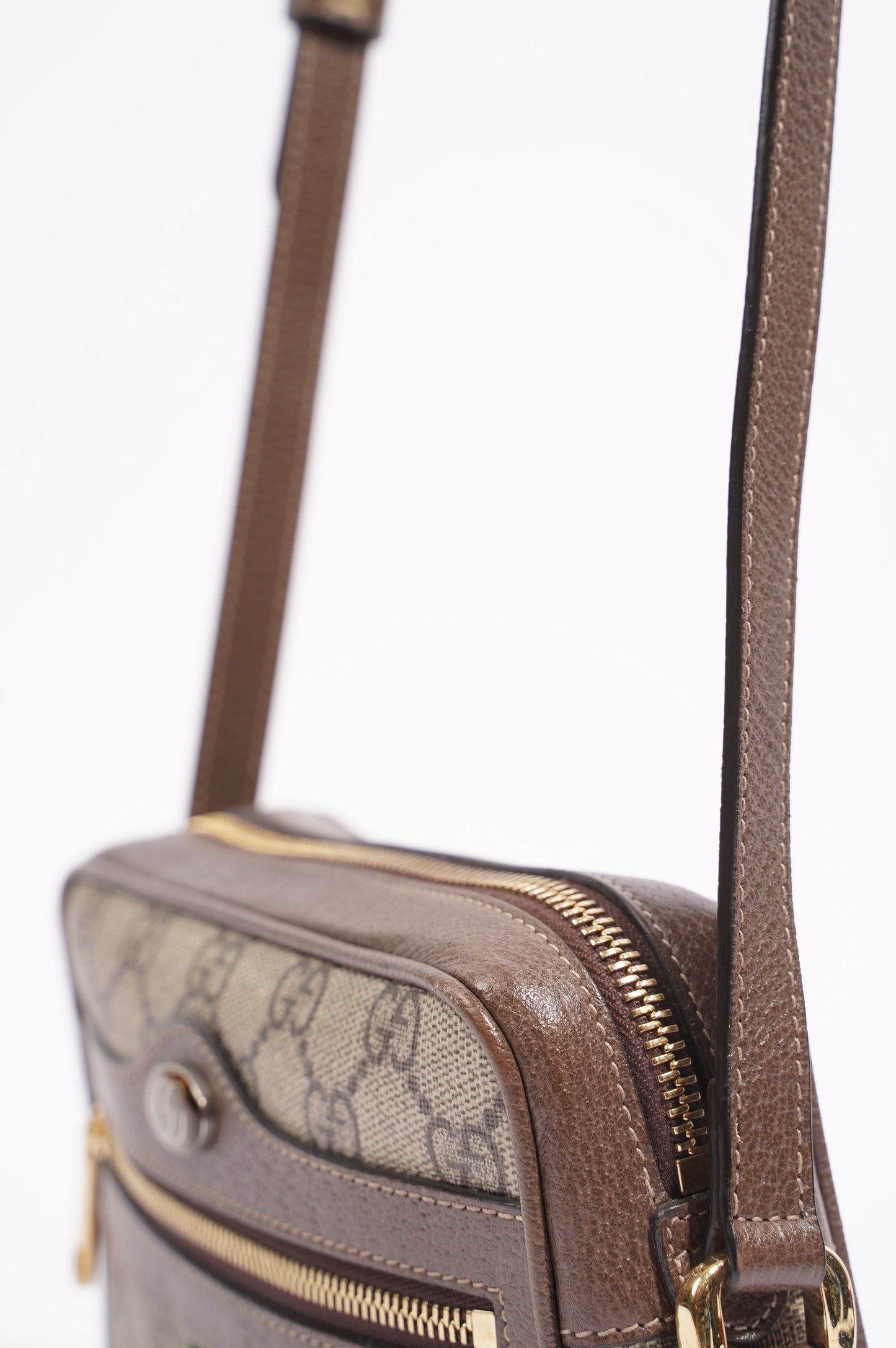 Gucci Womens Ophidia GG Mini Bag Supreme / Brown