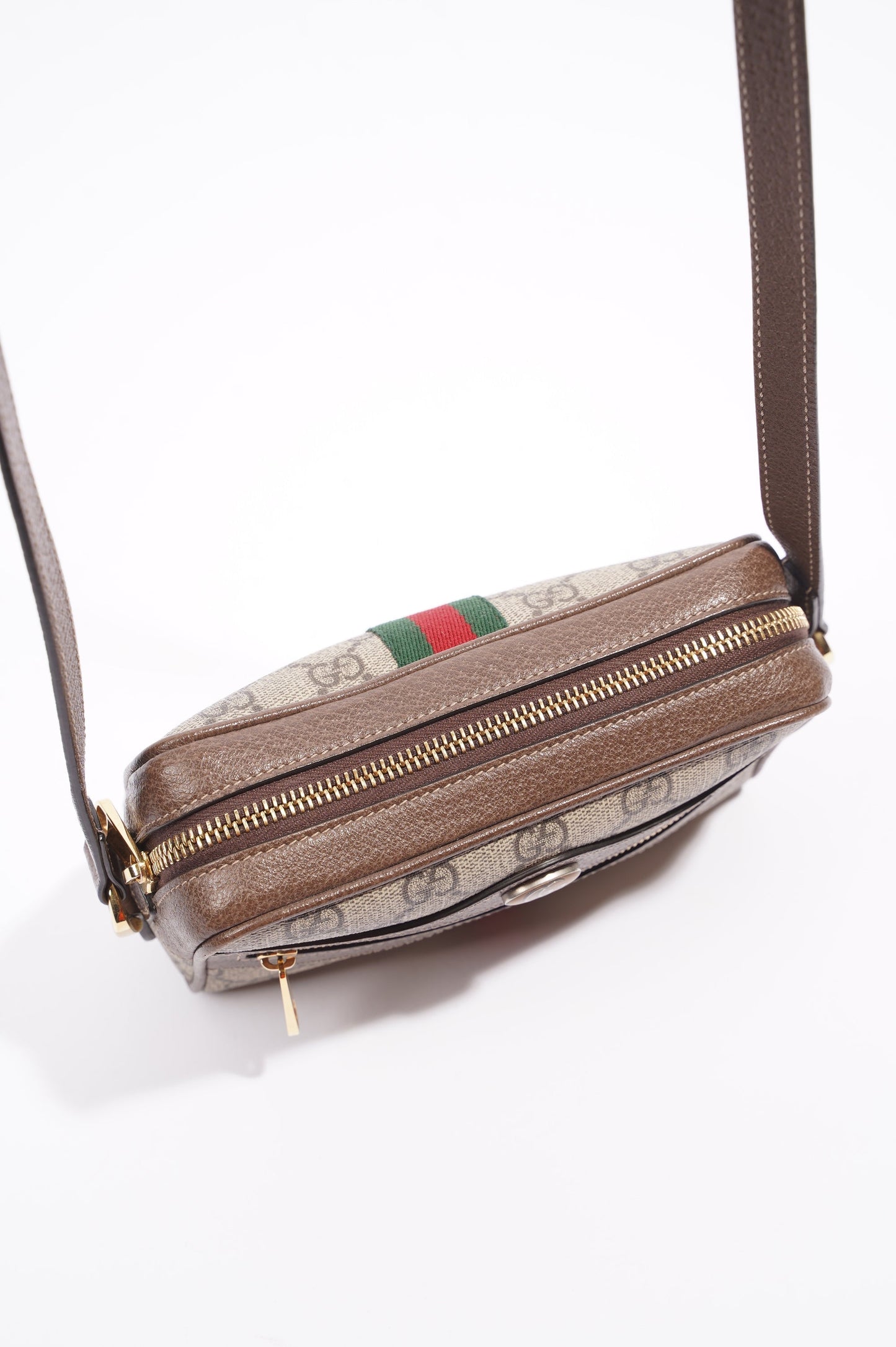 Gucci Womens Ophidia GG Mini Bag Supreme / Brown