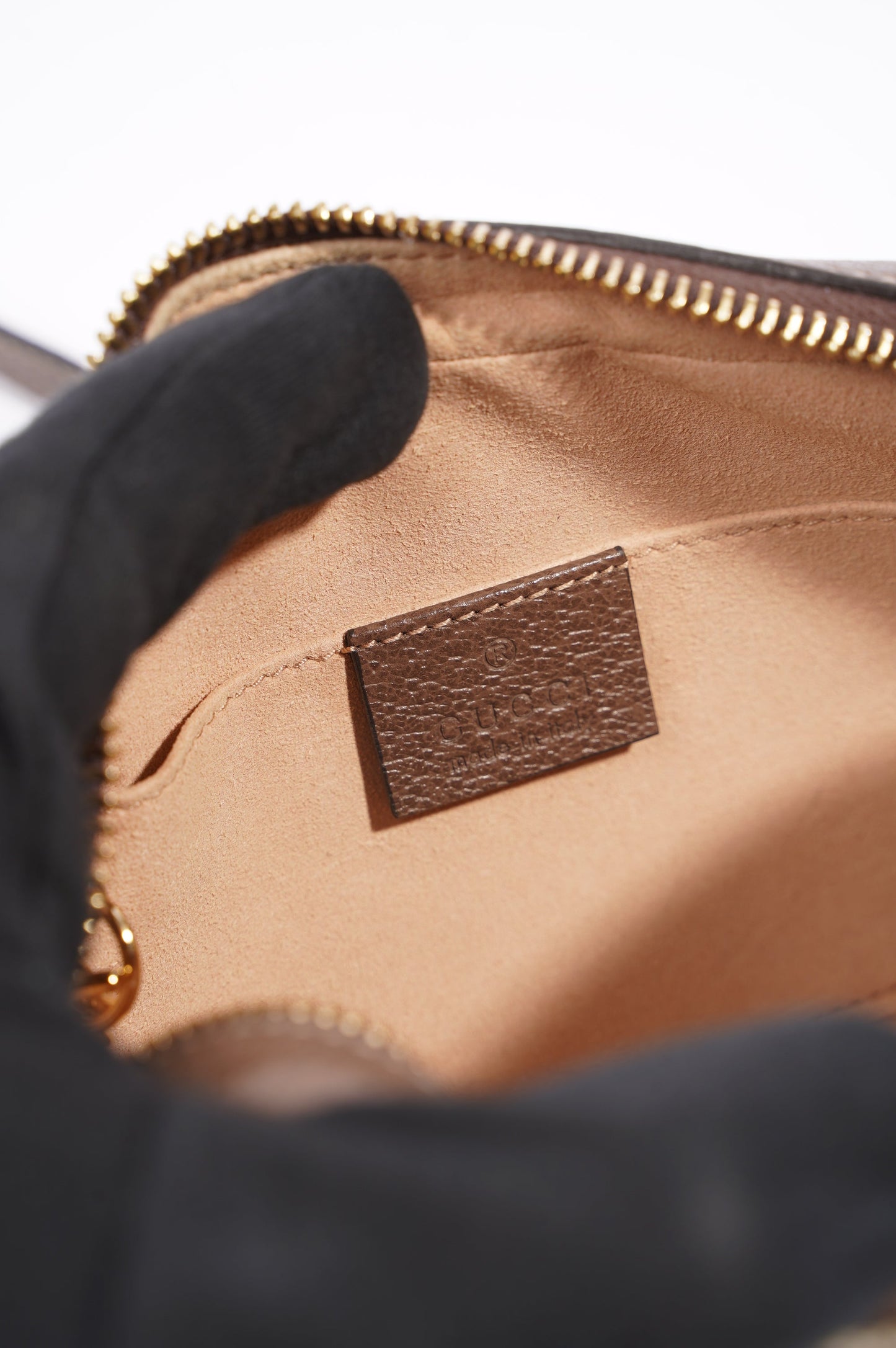 Gucci Womens Ophidia GG Mini Bag Supreme / Brown