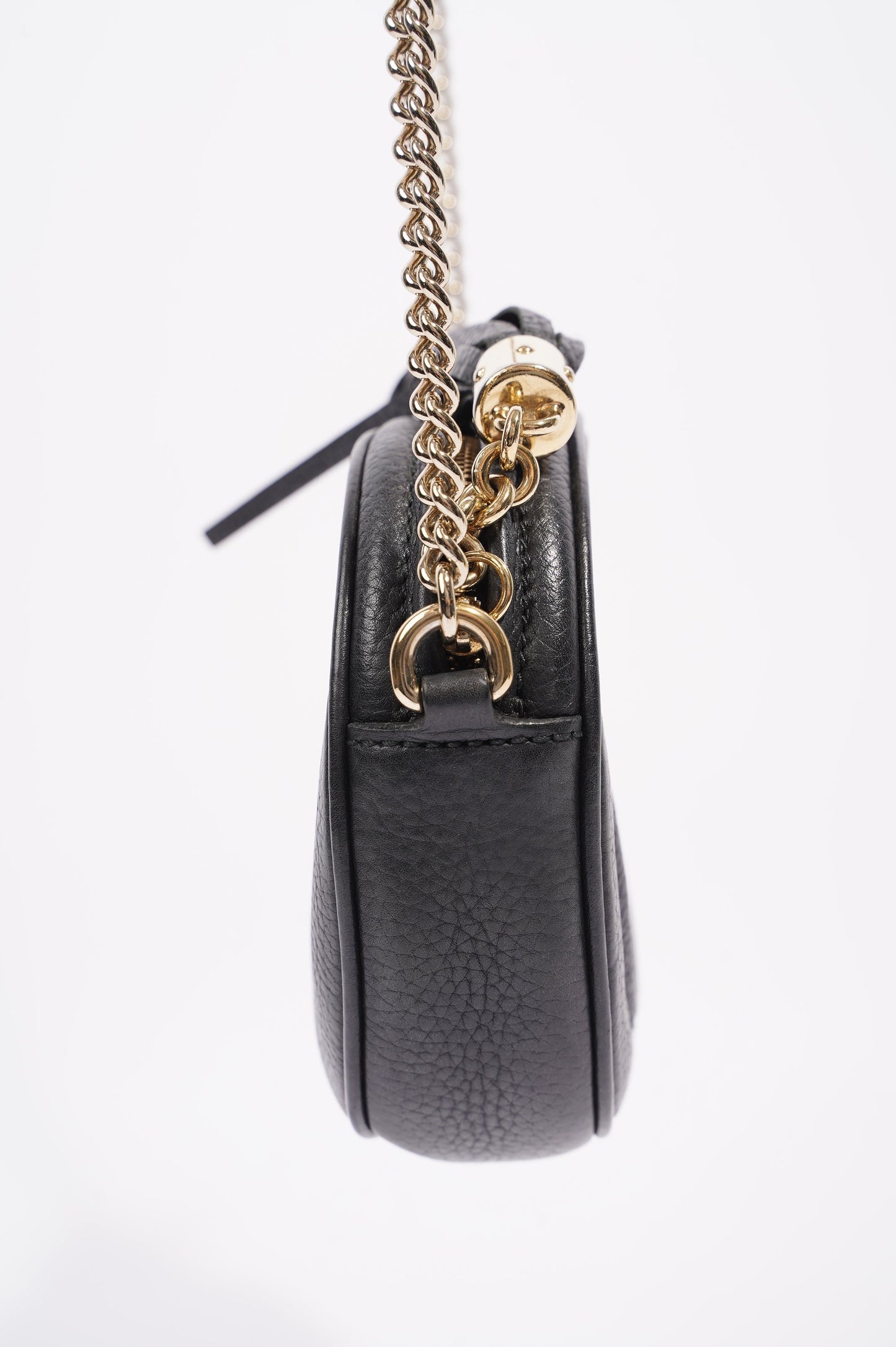 Gucci Womens Soho Chain Bag Black Mini