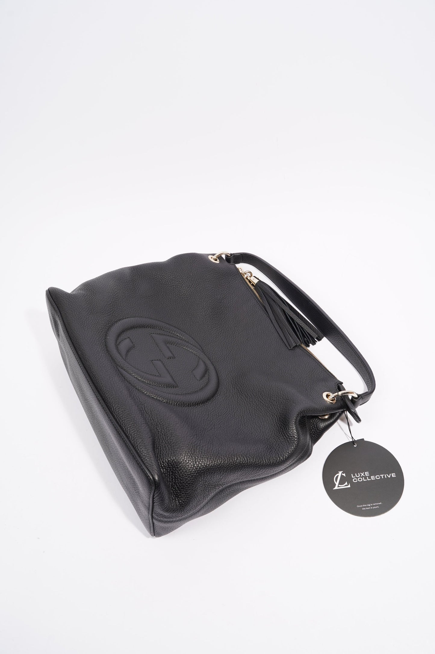 Gucci Womens Soho Shoulder Bag Black