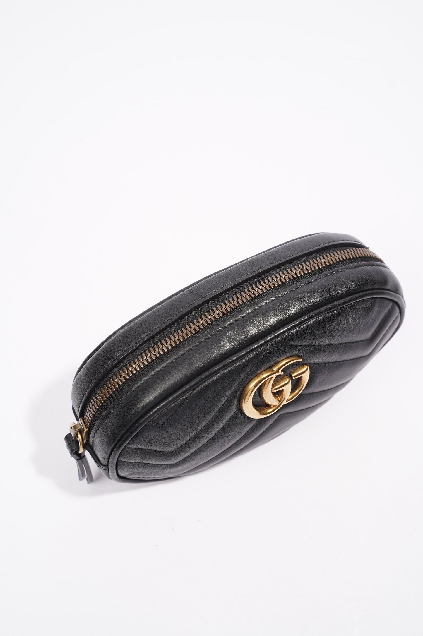 Gucci Marmont Belt Bag Black Leather