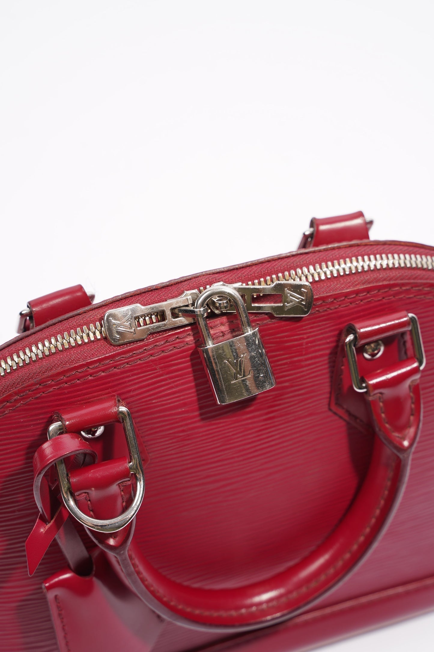 Louis Vuitton Alma Raspberry Epi Leather BB