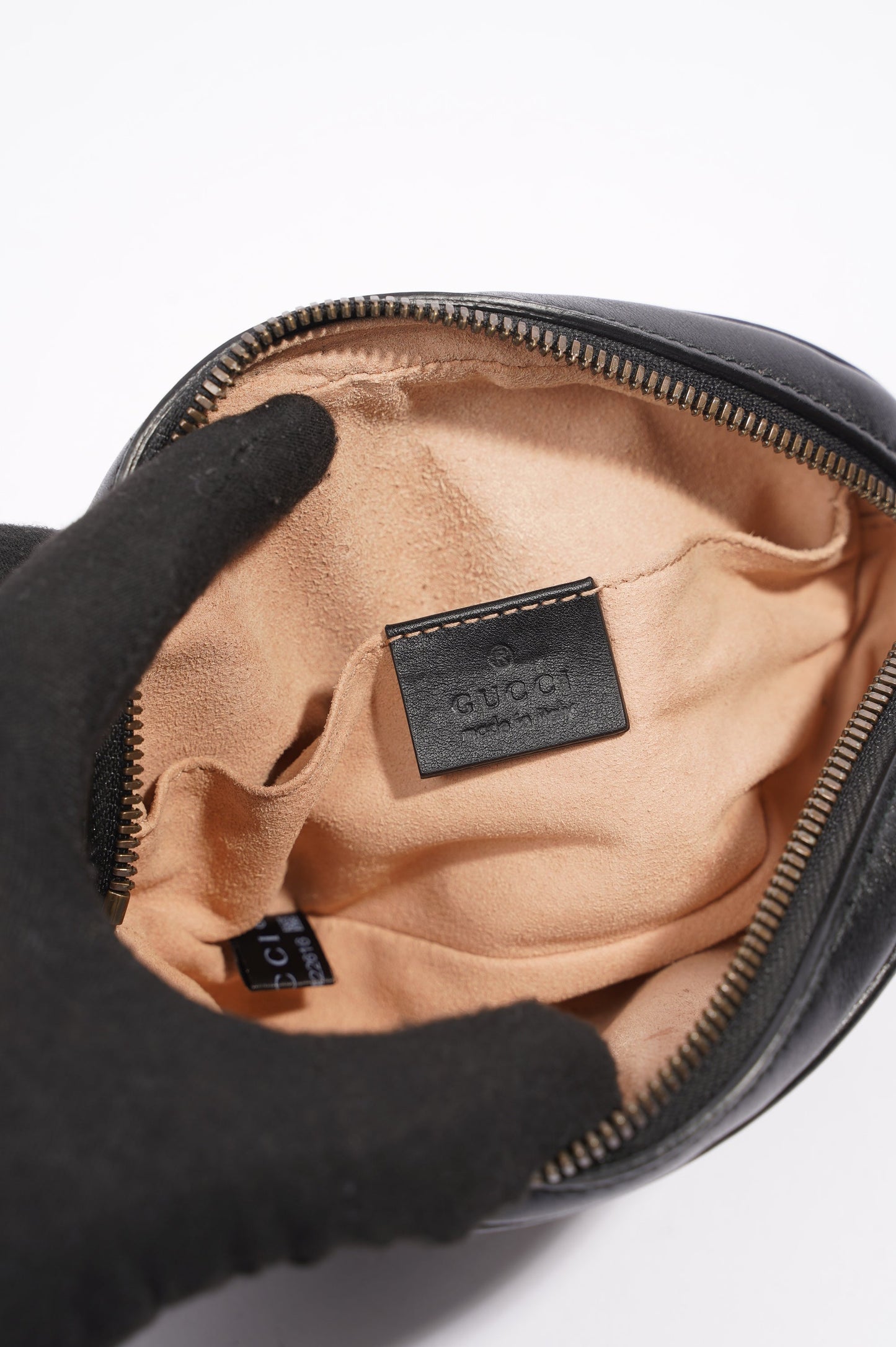 Gucci Marmont Belt Bag Black Leather