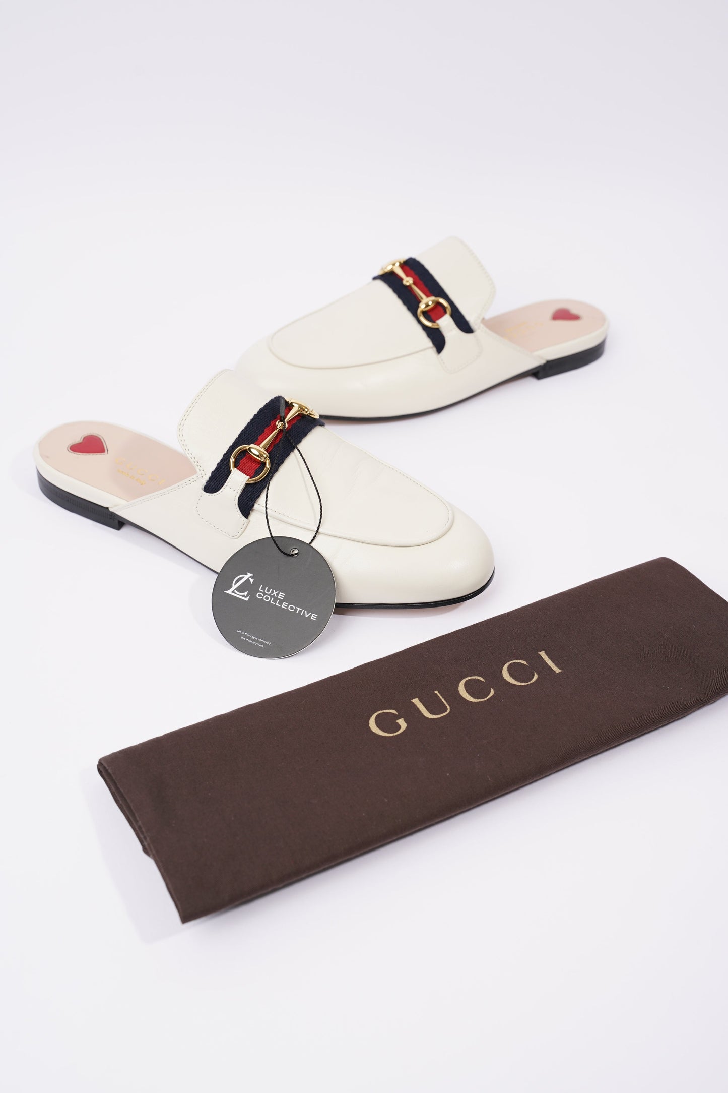 Gucci Womens Princetown Loafer White EU 38 / UK 5